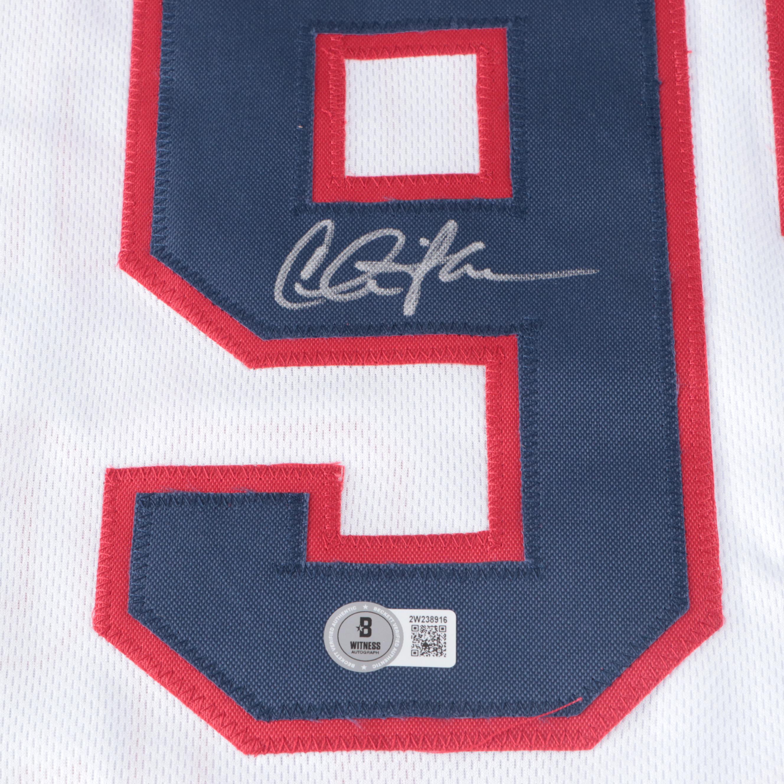 Charlie Sheen Signed "Major League: Ricky Vaughn" Baseball Jersey, Beckett