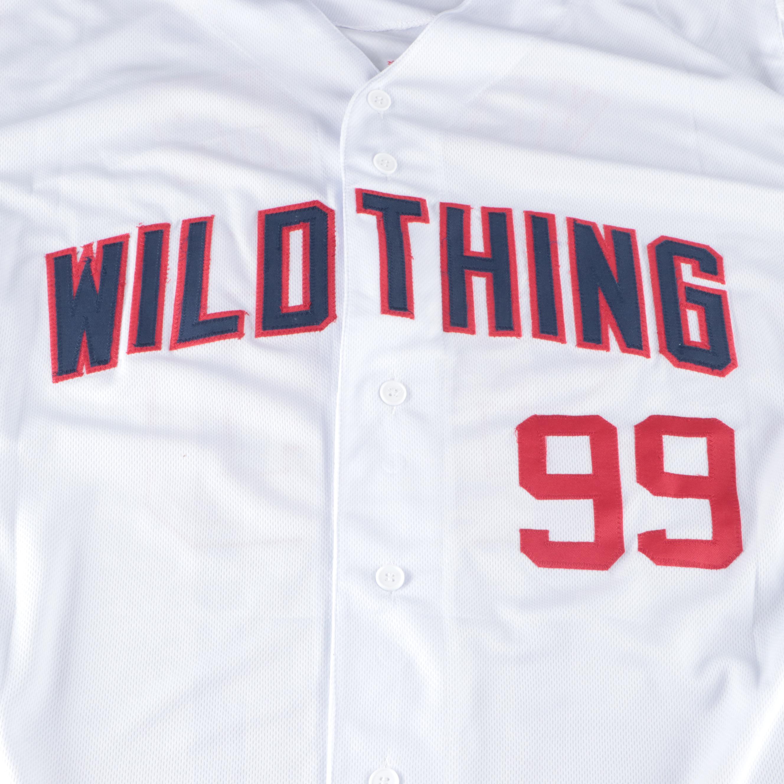 Charlie Sheen Signed "Major League: Ricky Vaughn" Baseball Jersey, Beckett