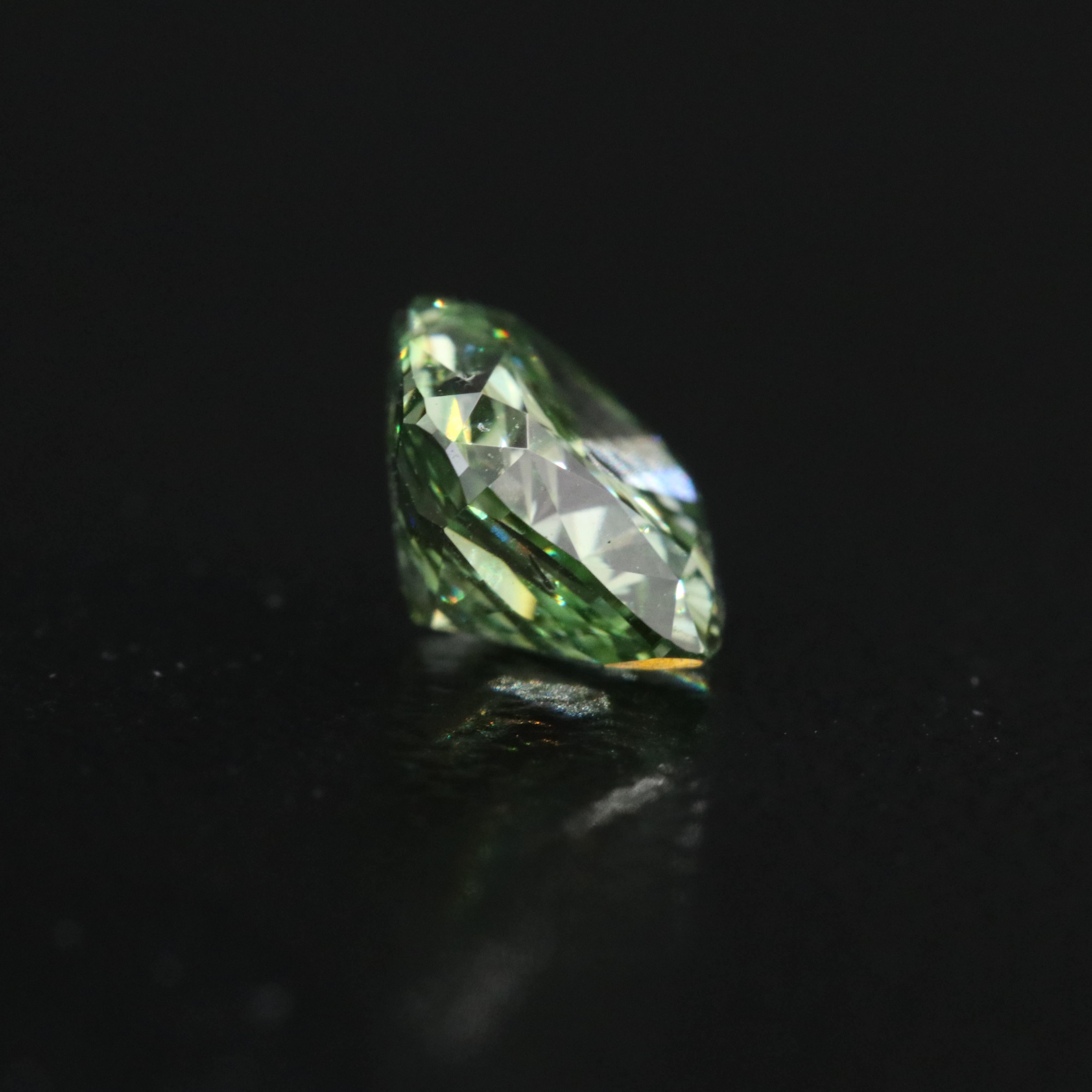 Loose 1.05 CT Fancy Green Lab Grown Diamond