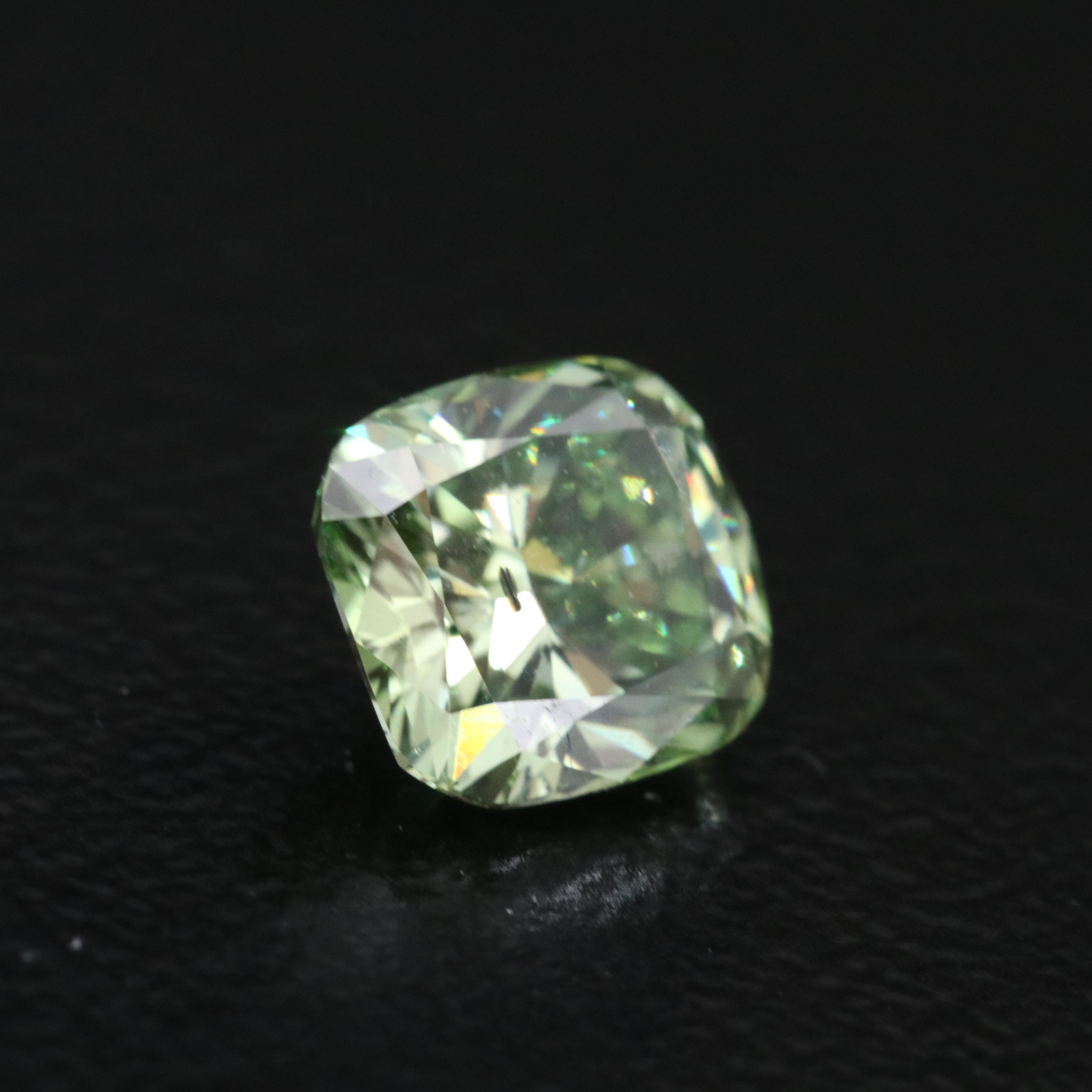 Loose 1.05 CT Fancy Green Lab Grown Diamond