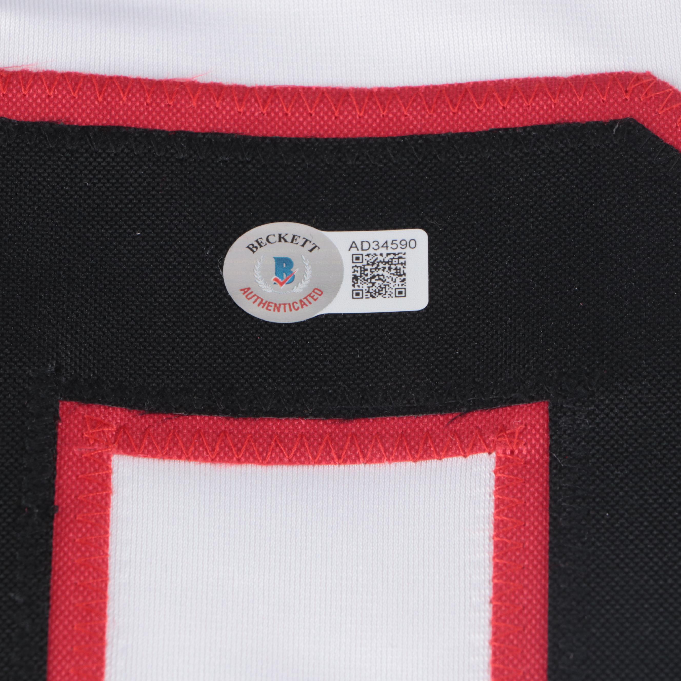 Chevy Chase Signed "Christmas Vacation" Clark Griswold Hockey Jersey, Beckett