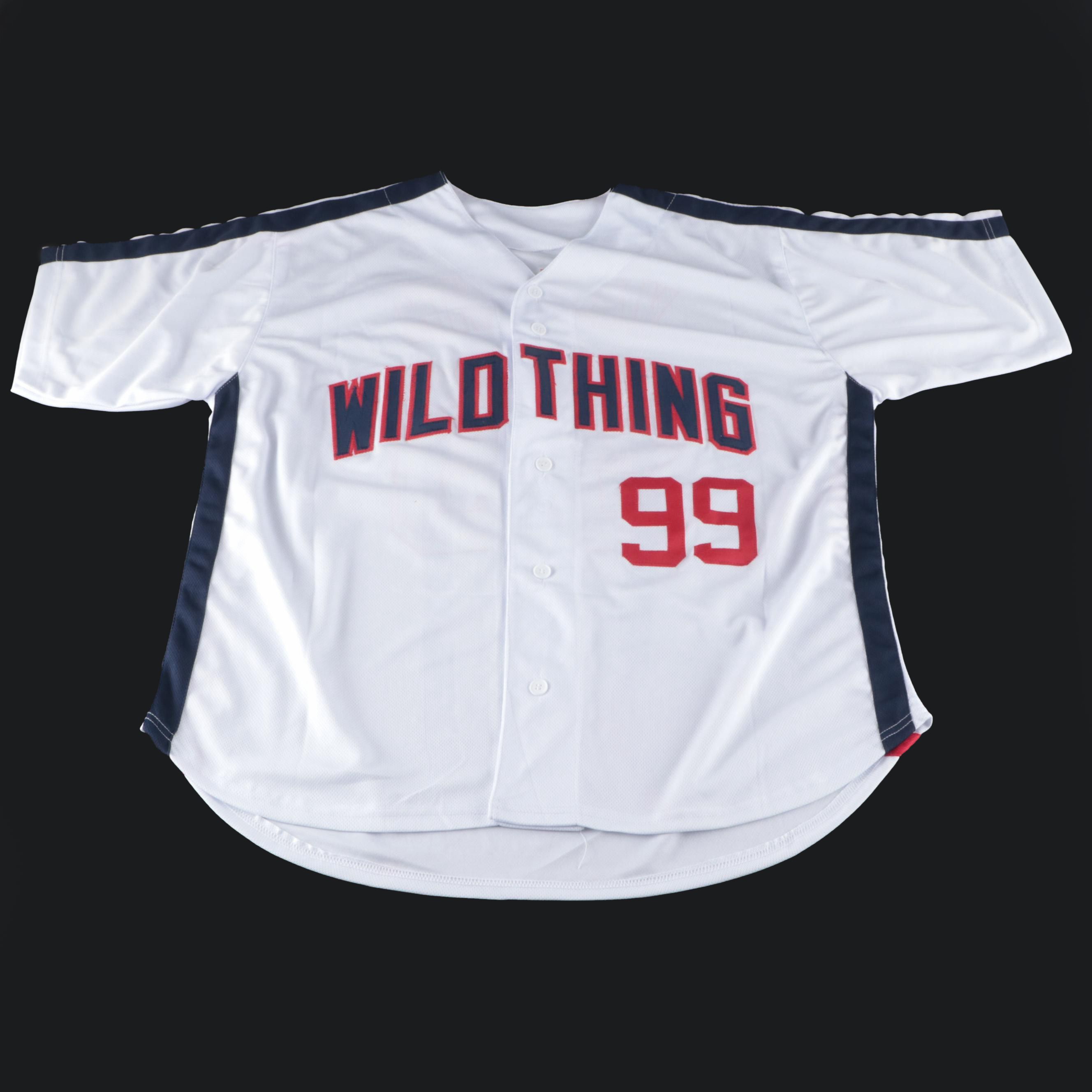 Charlie Sheen Signed "Major League: Ricky Vaughn" Baseball Jersey, Beckett