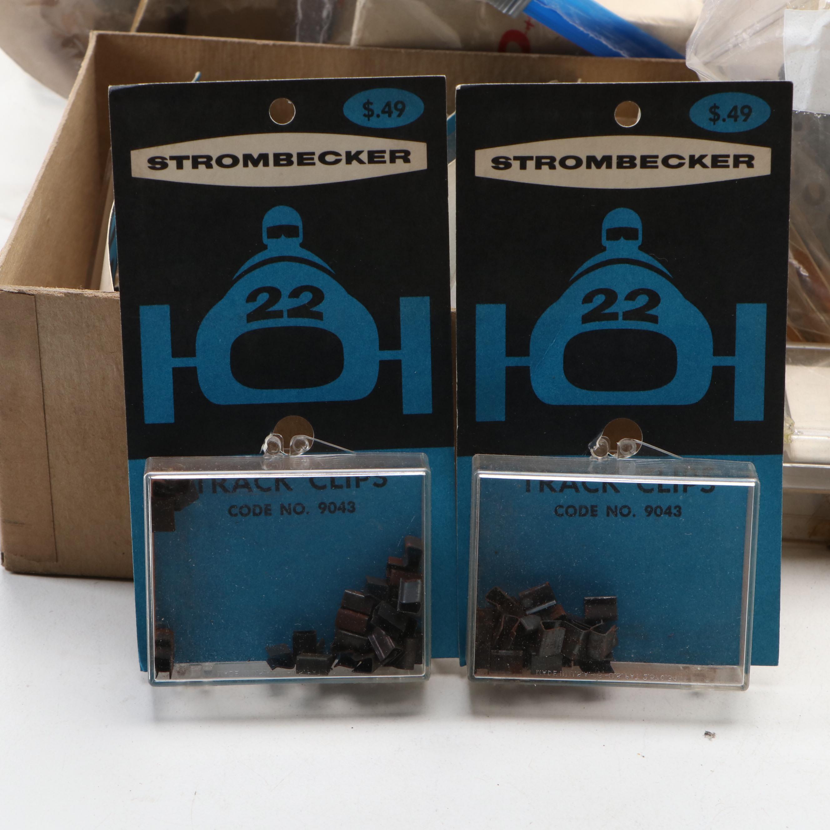 Aurora Stirling Moss Four-Lane Racing Set with Model Car Parts