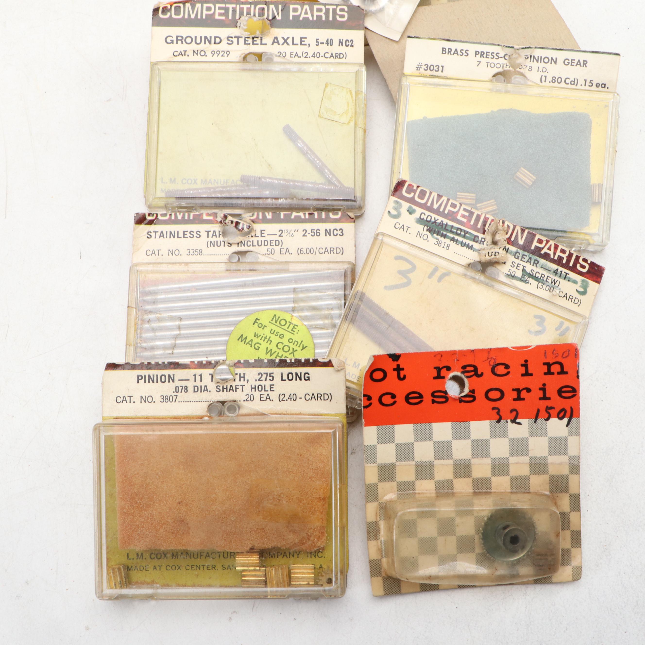 Aurora Stirling Moss Four-Lane Racing Set with Model Car Parts