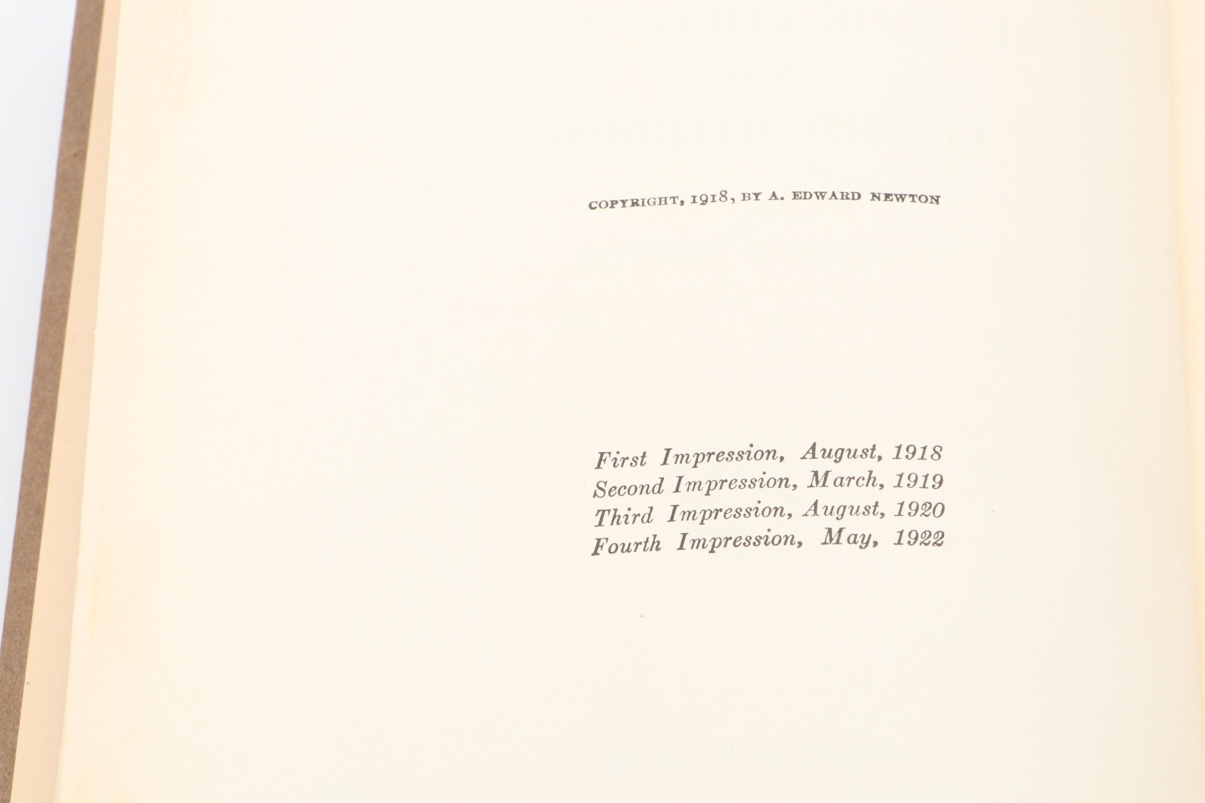 First Edition "Printing Ink: A History" by Frank A. Wiborg and More Books