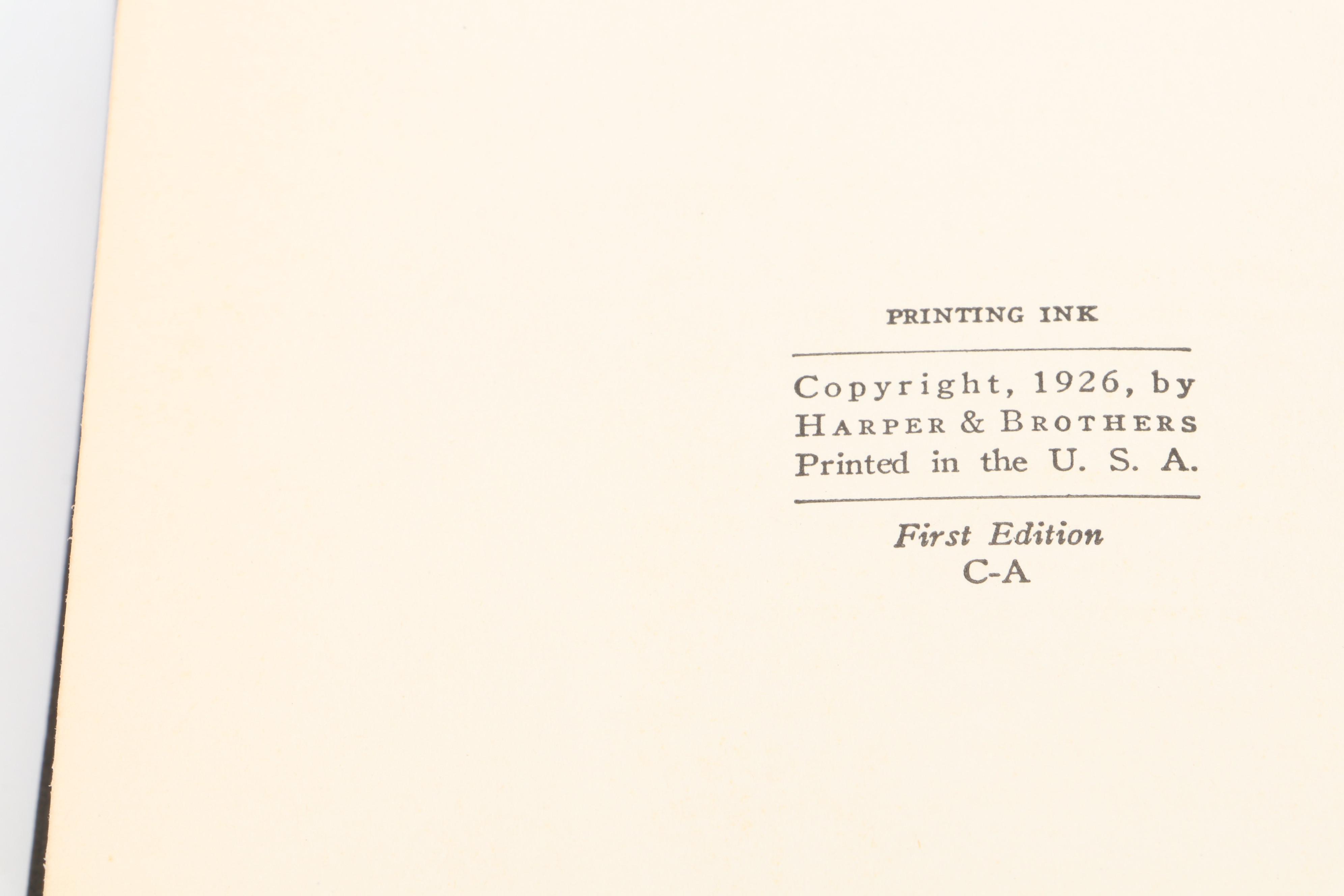First Edition "Printing Ink: A History" by Frank A. Wiborg and More Books