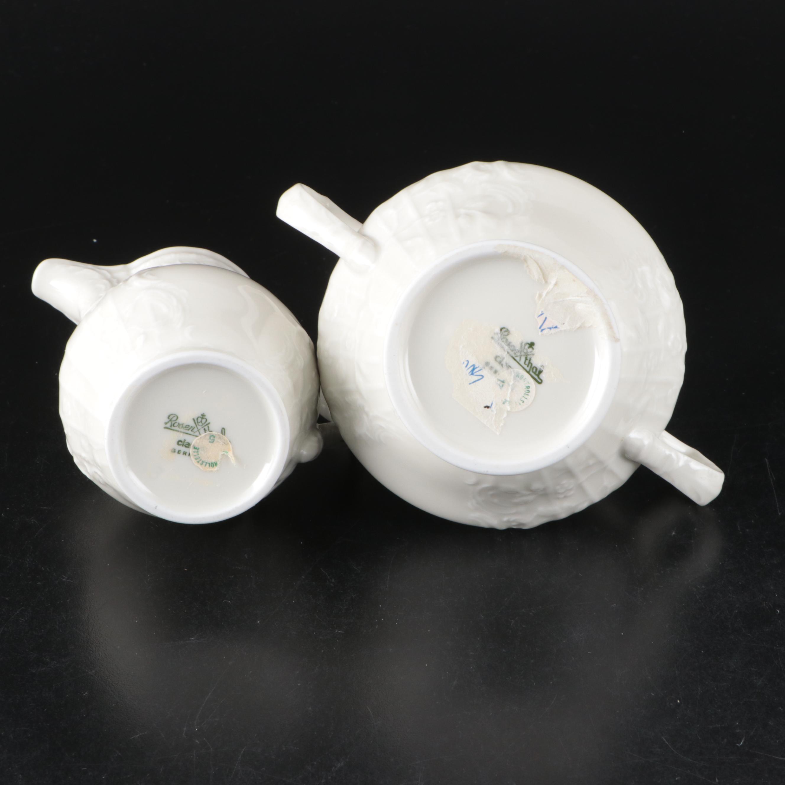 Rosenthal-Continental "Gold Band Sanssouci, Ivory" Porcelain Dinnerware and More