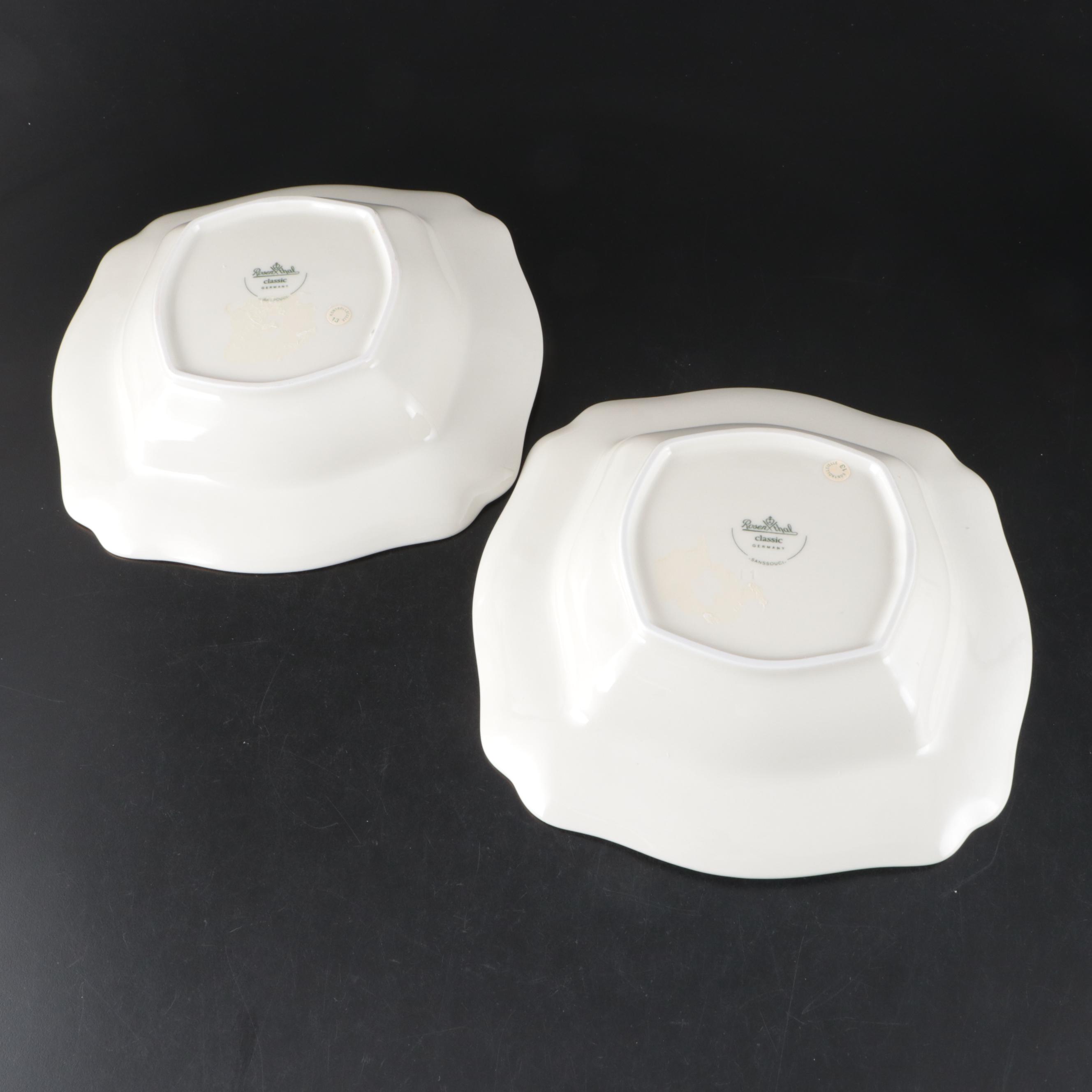 Rosenthal-Continental "Gold Band Sanssouci, Ivory" Porcelain Dinnerware and More