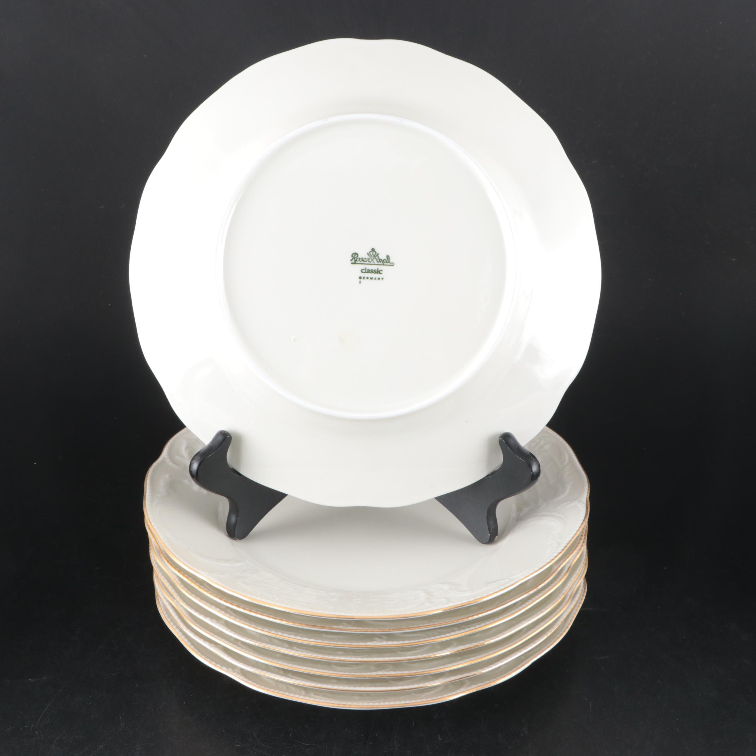 Rosenthal-Continental "Gold Band Sanssouci, Ivory" Porcelain Dinnerware and More