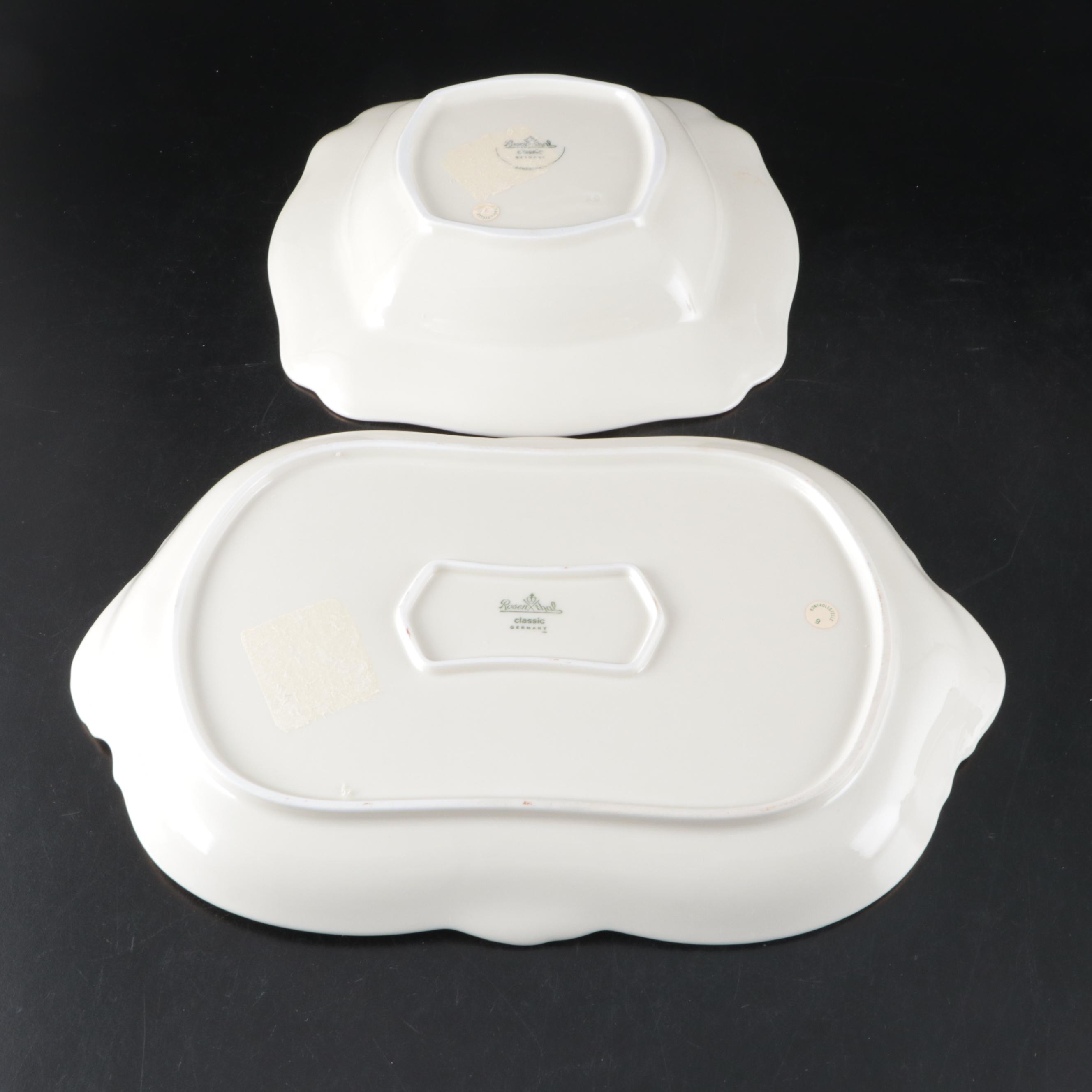 Rosenthal-Continental "Gold Band Sanssouci, Ivory" Porcelain Dinnerware and More