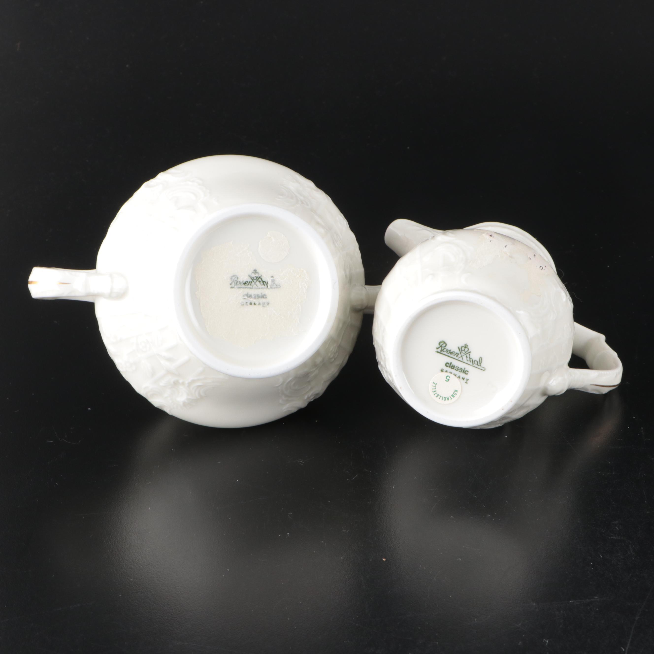 Rosenthal-Continental "Gold Band Sanssouci, Ivory" Porcelain Dinnerware and More