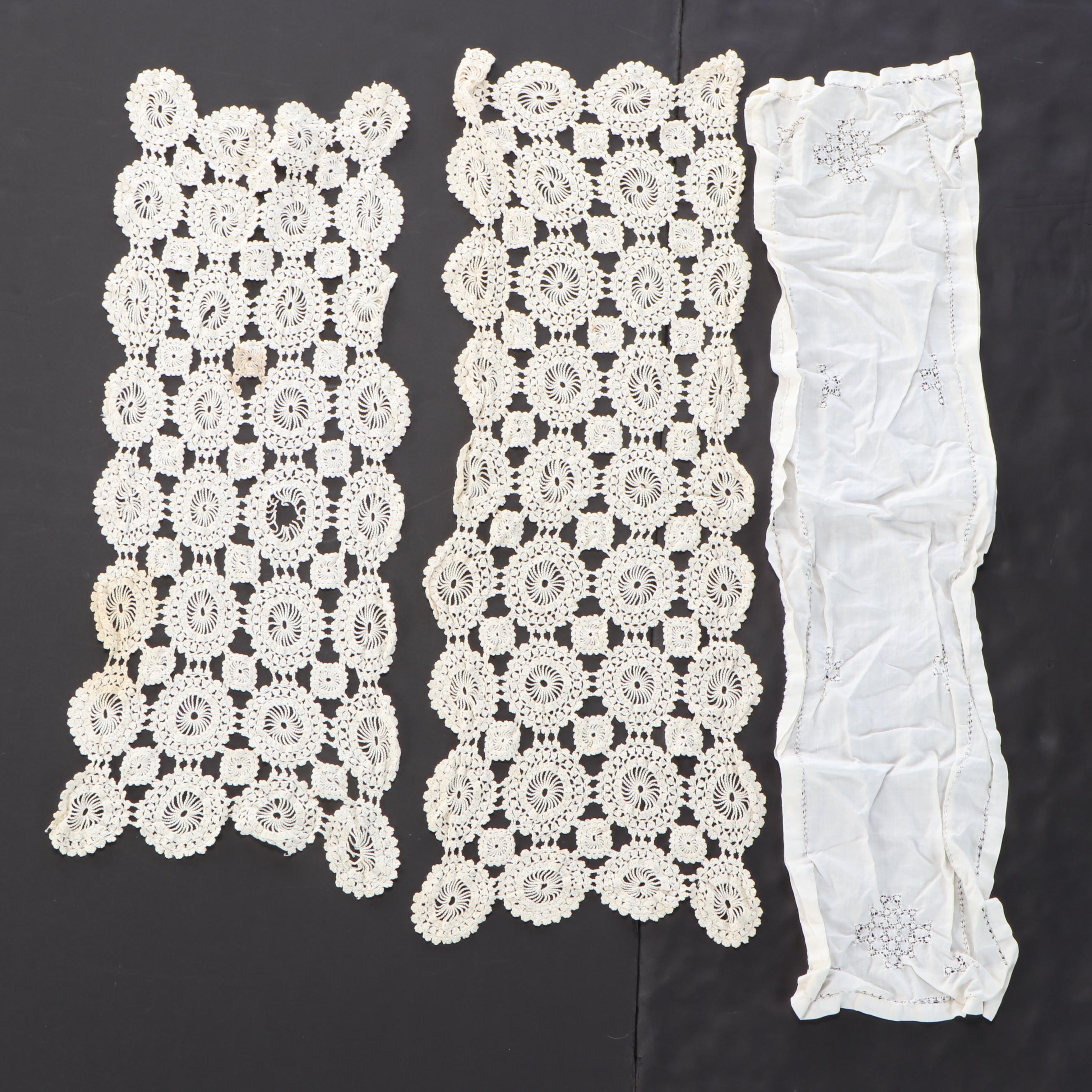Lace and Crochet Table Linens, 20th Century