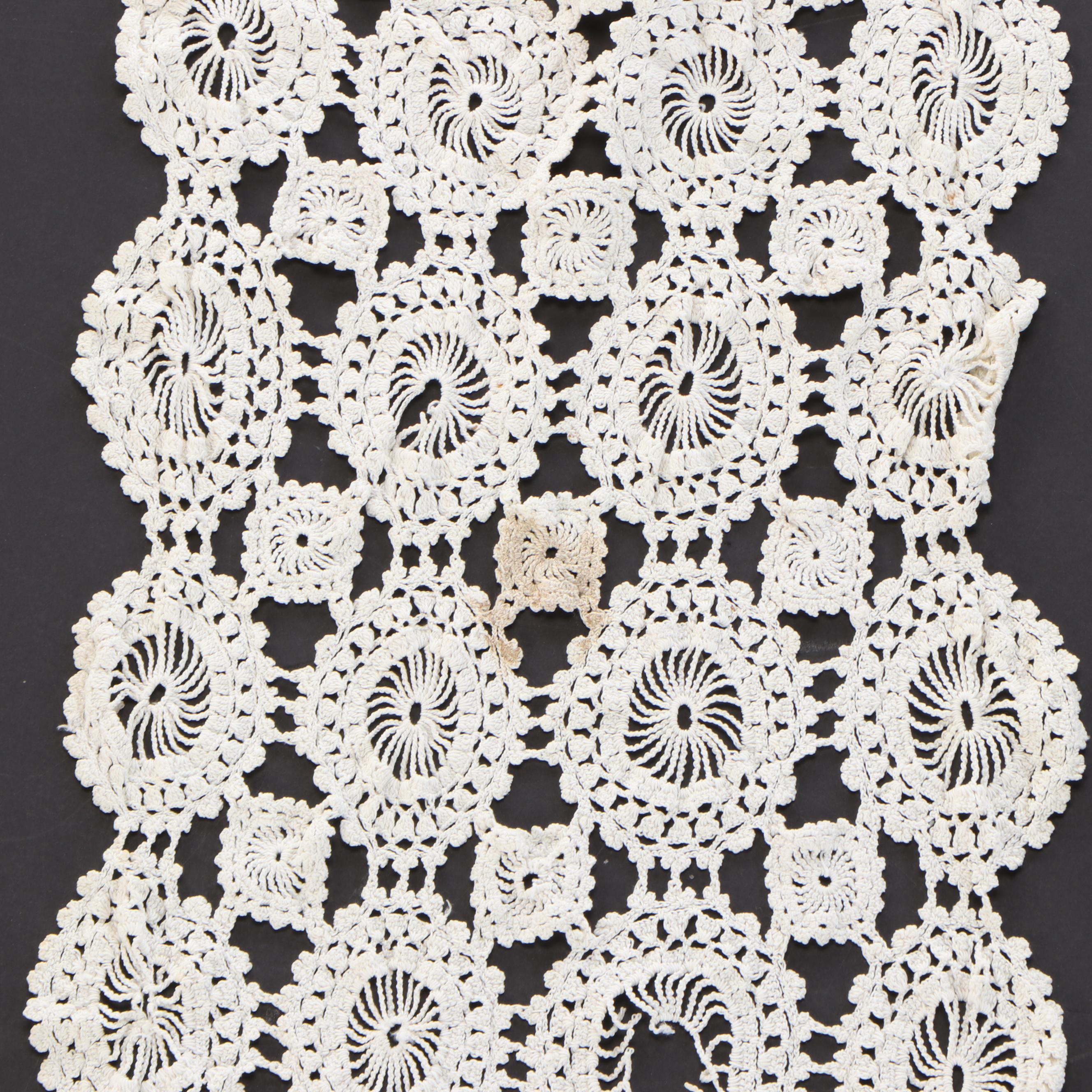 Lace and Crochet Table Linens, 20th Century