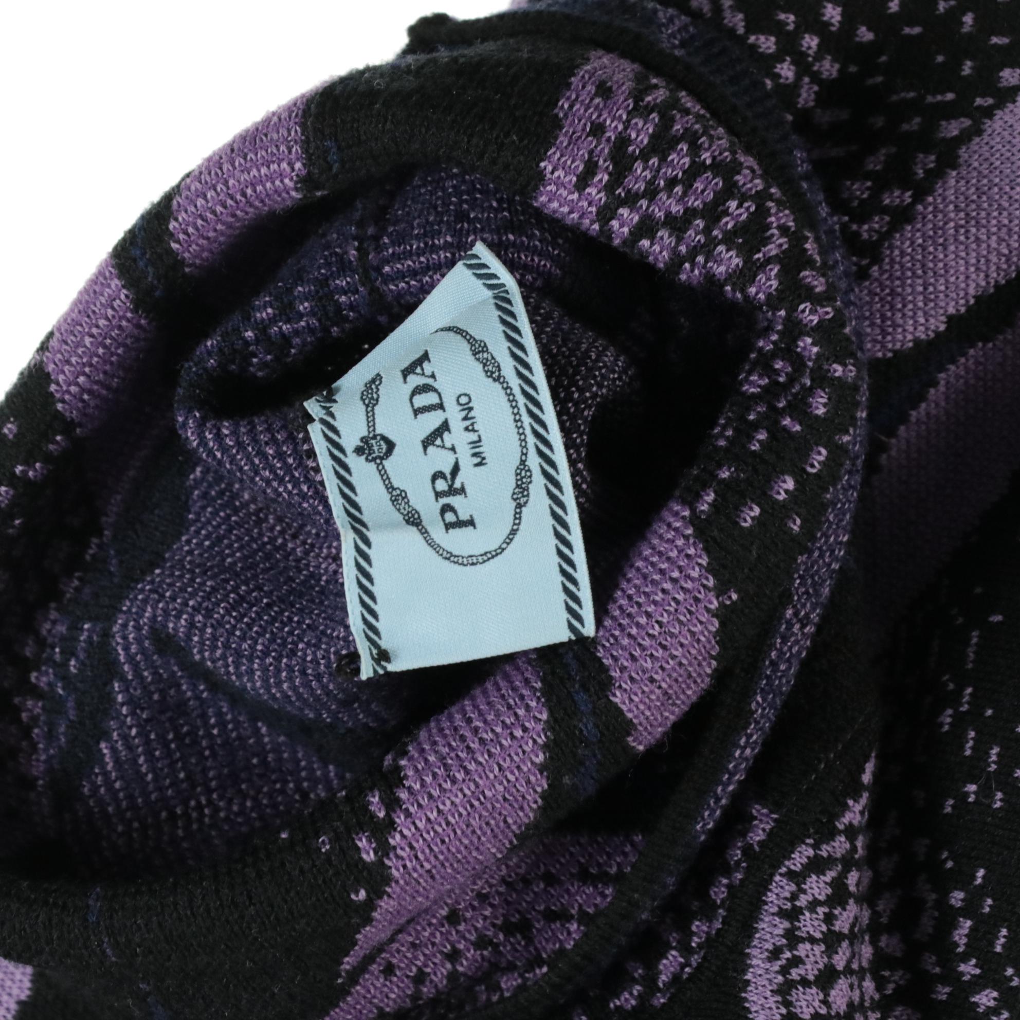 Prada Wool Blend Turtleneck Sweater