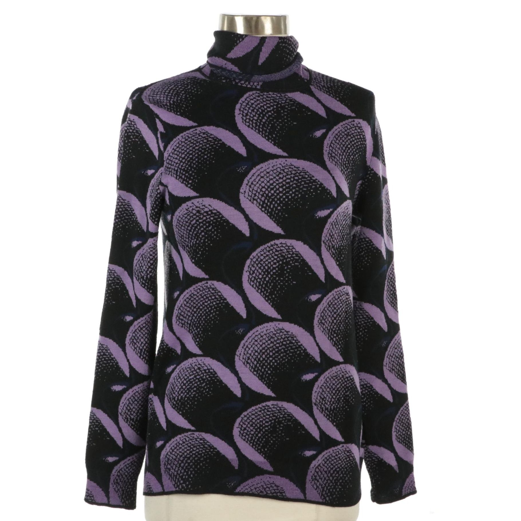 Prada Wool Blend Turtleneck Sweater