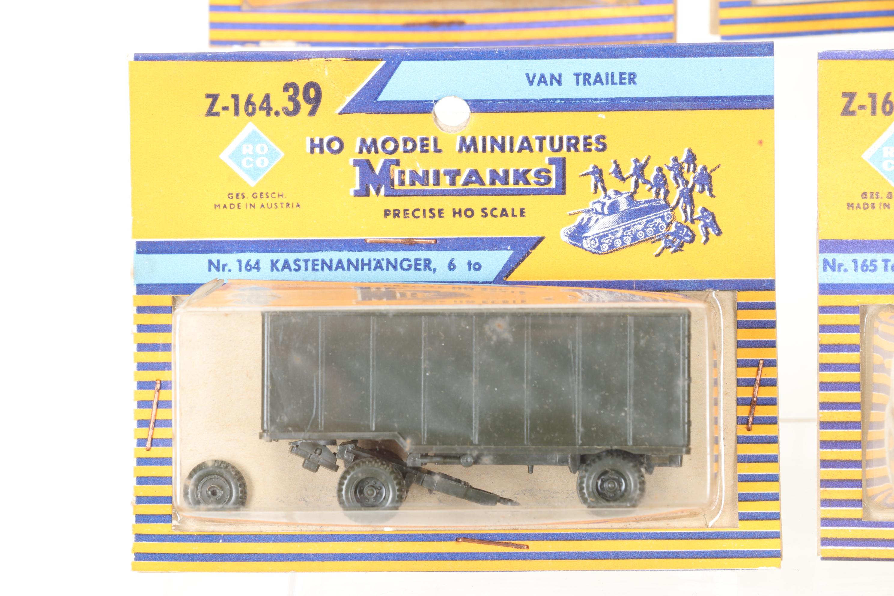 Roco Minitanks HO Scale Plastic Tanks and Military Vehicles