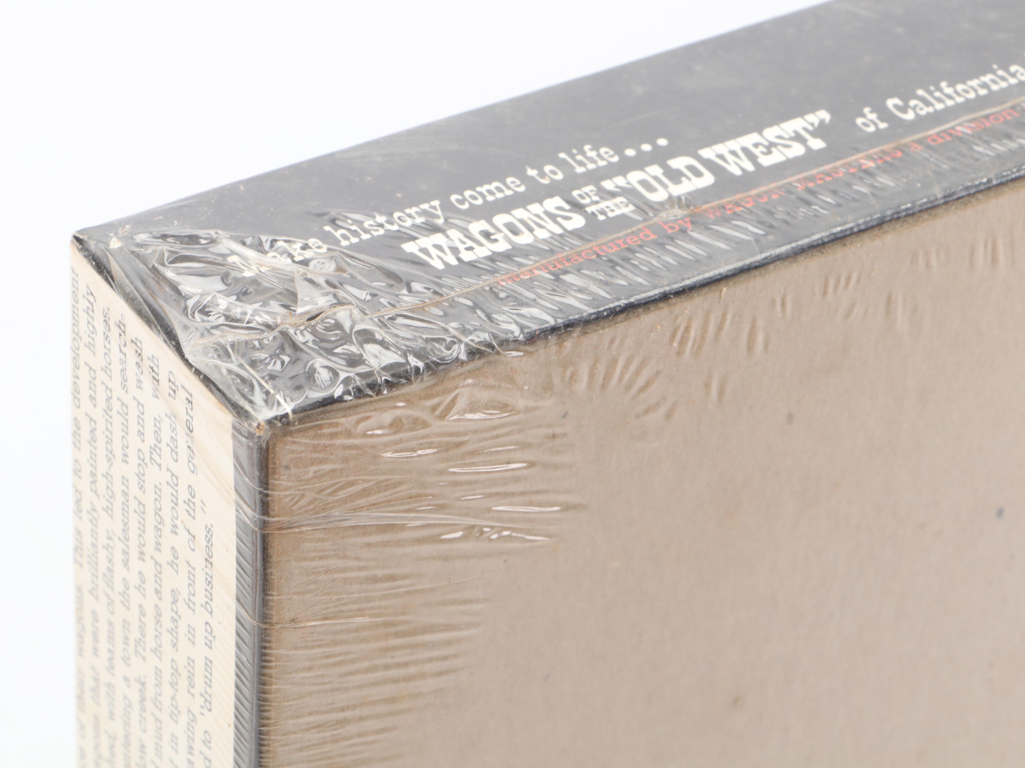 StromBecker Pioneer & DeWitt Clinton Trains, Carved Wood Railroad Cars, More