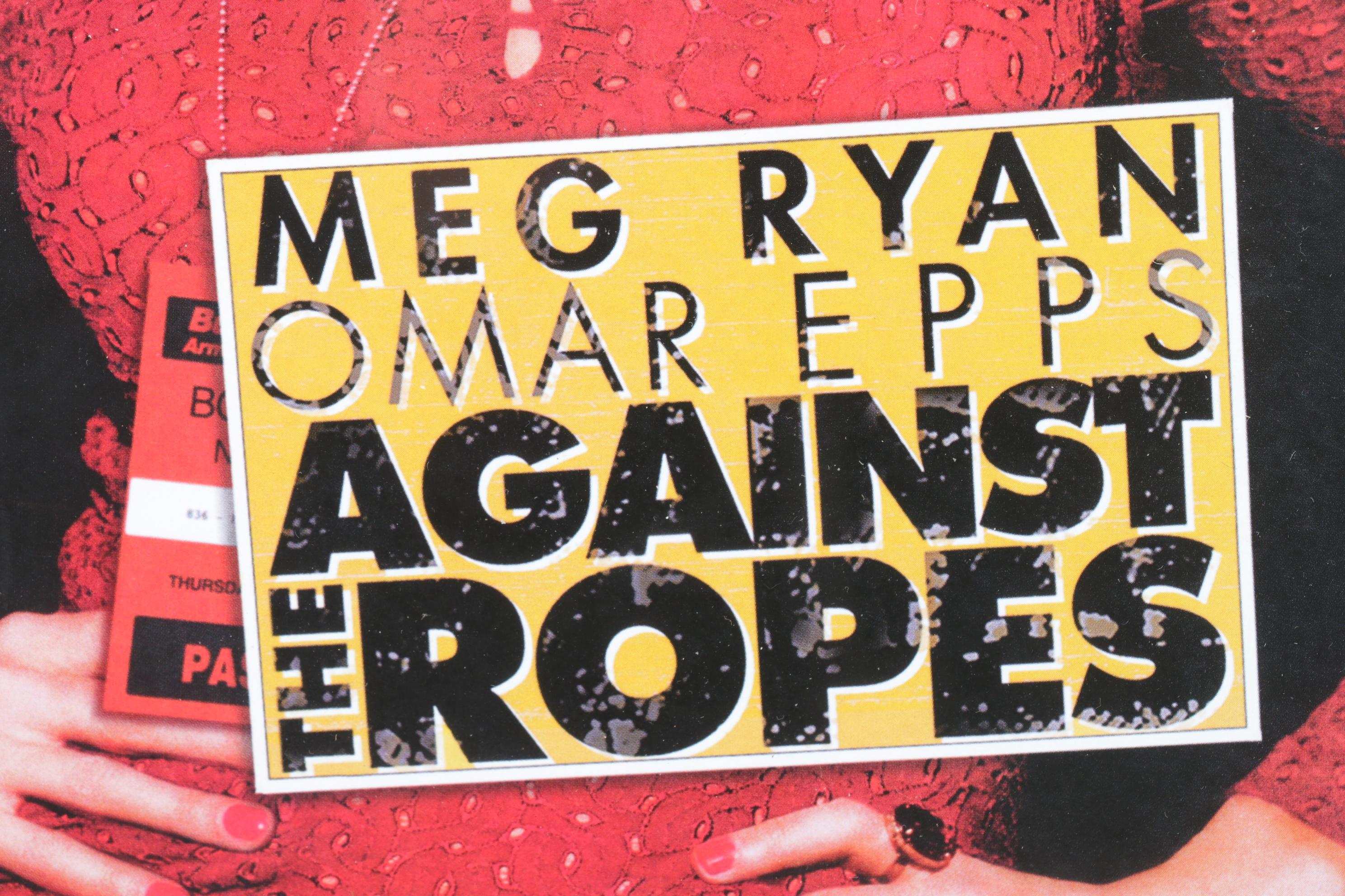 Omar Epps Signed "Against the Ropes" Movie Poster
