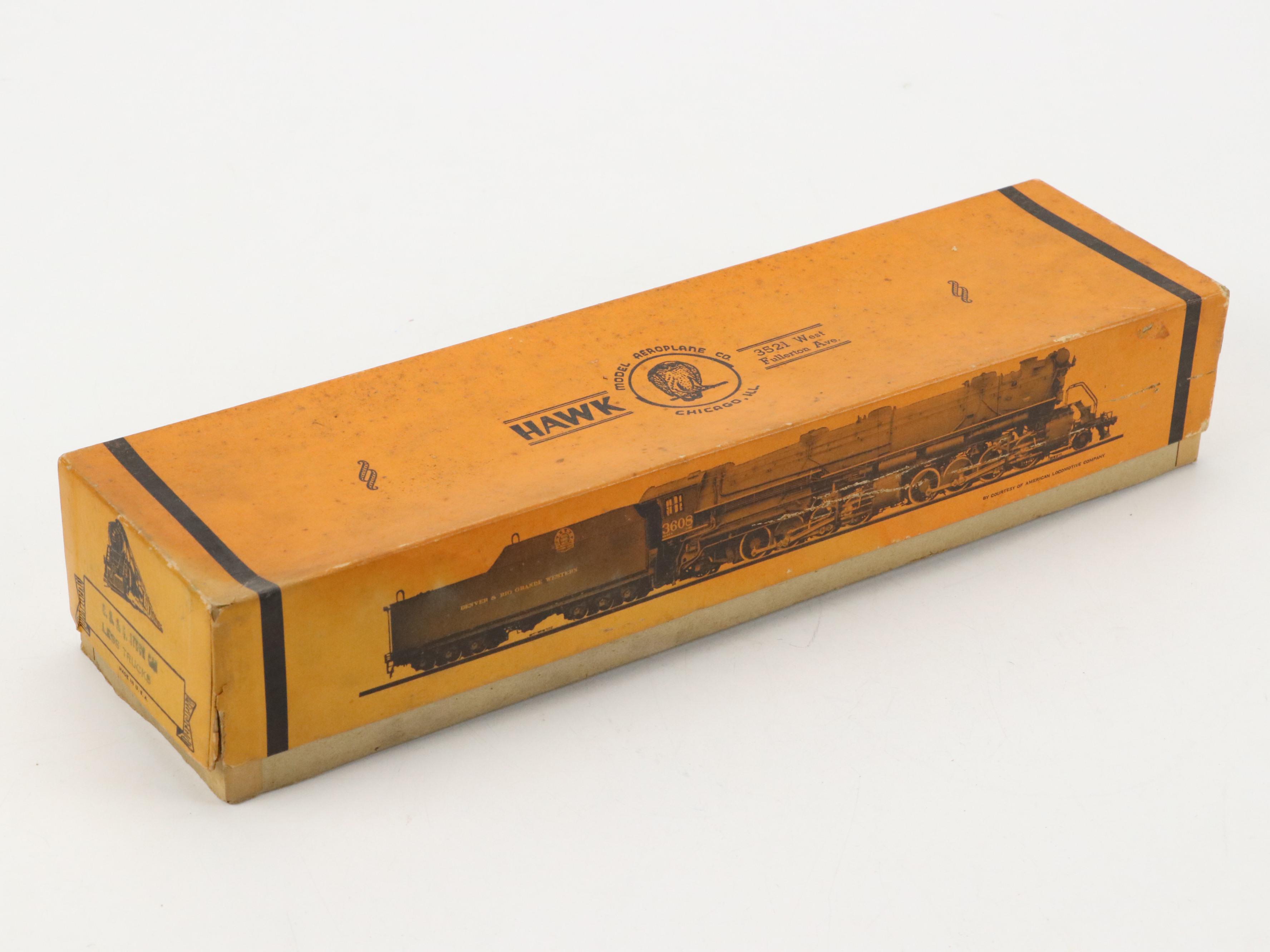 Hawk O Gauge Gulf Tank Car, Box Car and Other Model Train Kits