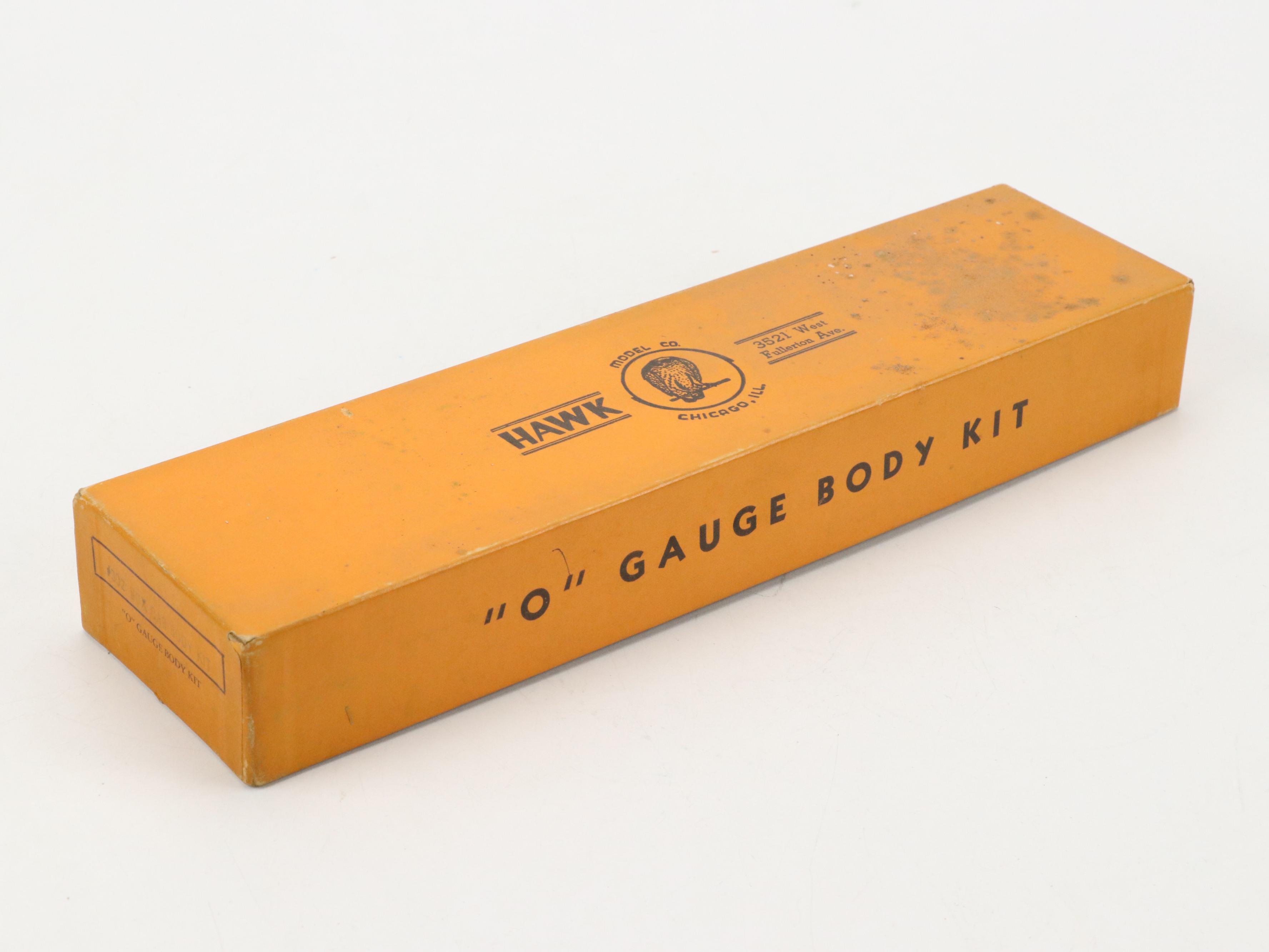 Hawk O Gauge Gulf Tank Car, Box Car and Other Model Train Kits