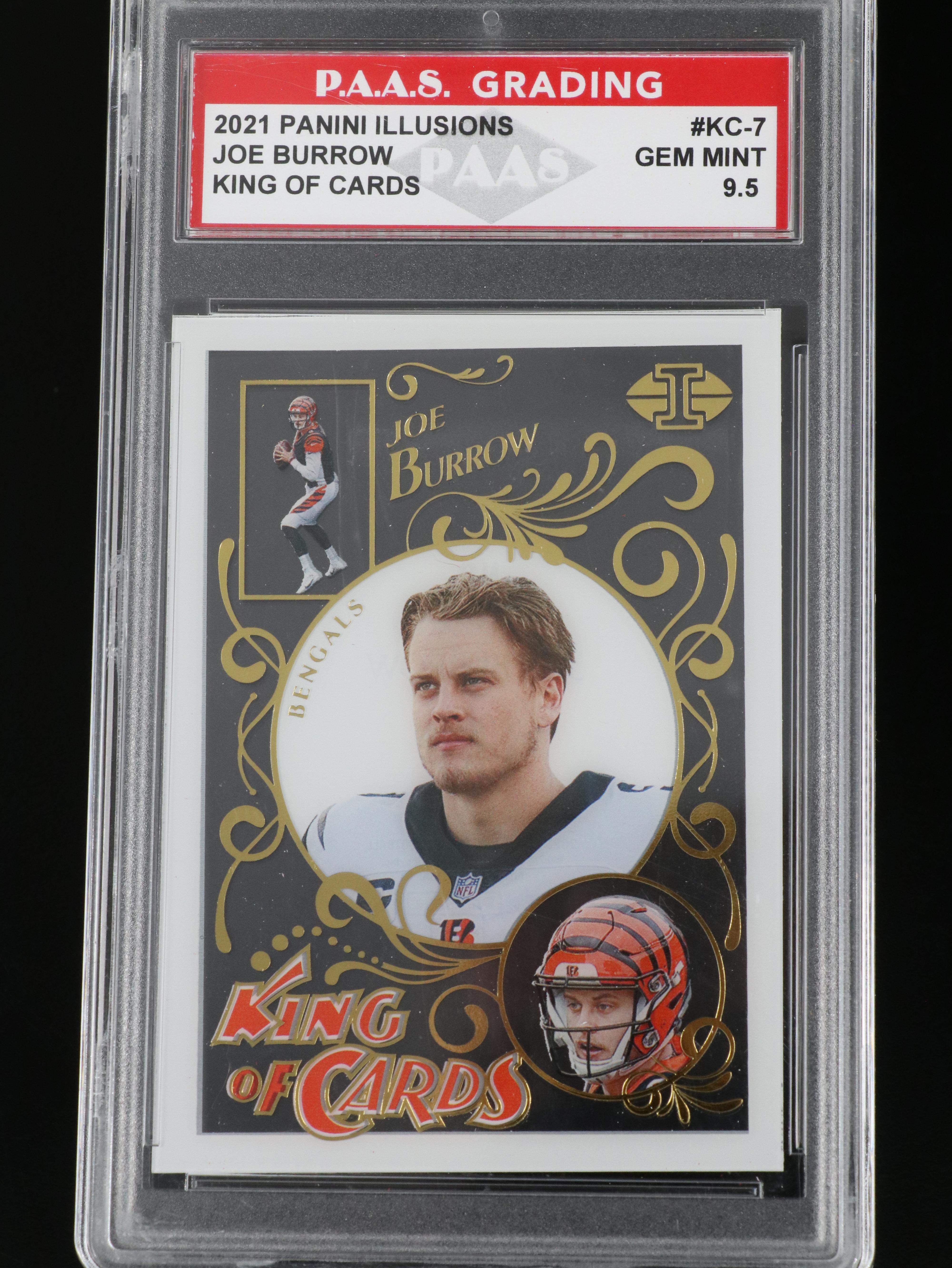 2020 Chronicles Joe Burrow Slabbed Rookie Football Cards with More