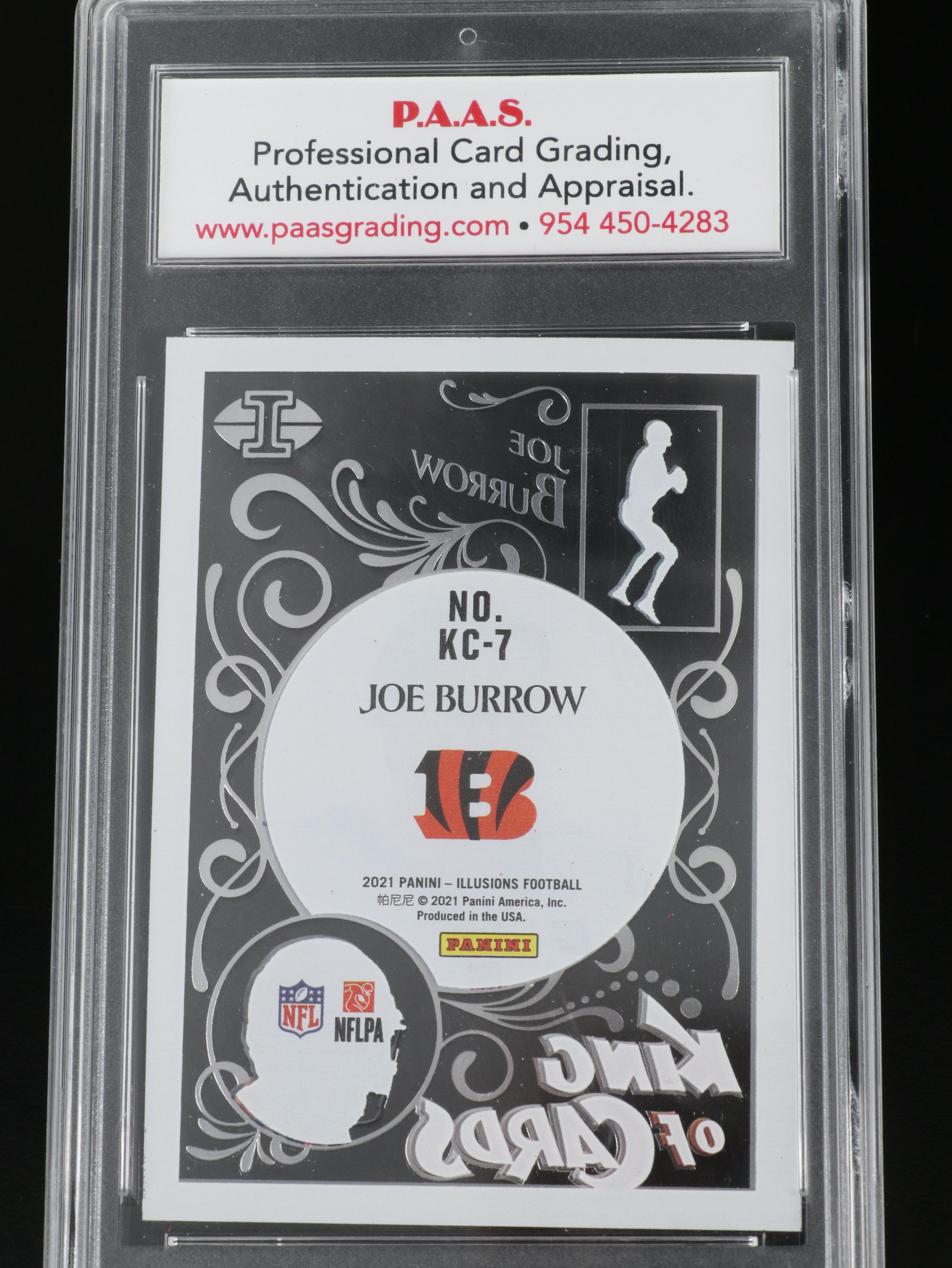 2020 Chronicles Joe Burrow Slabbed Rookie Football Cards with More