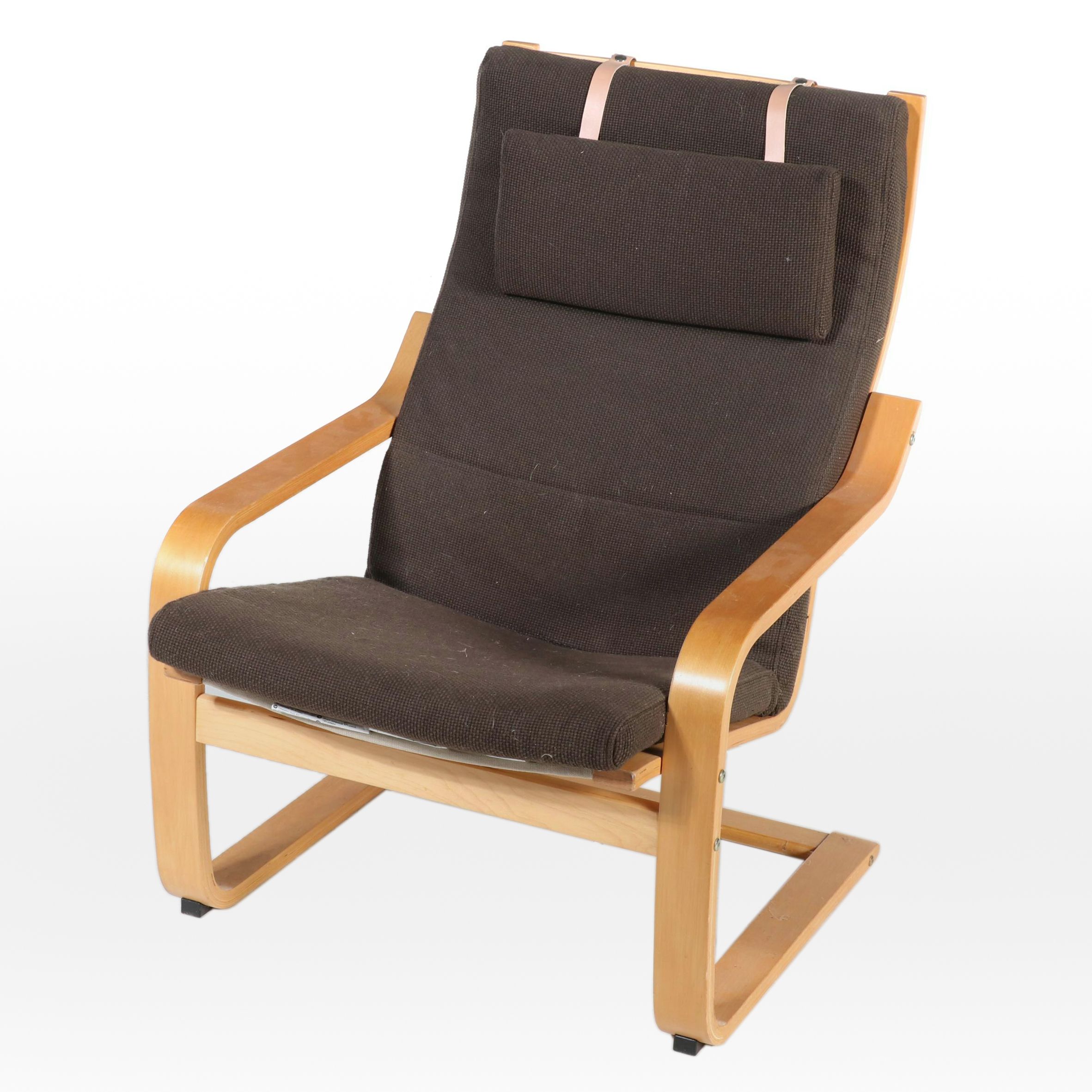 IKEA "Poang" Laminated Birch Rocking Armchair