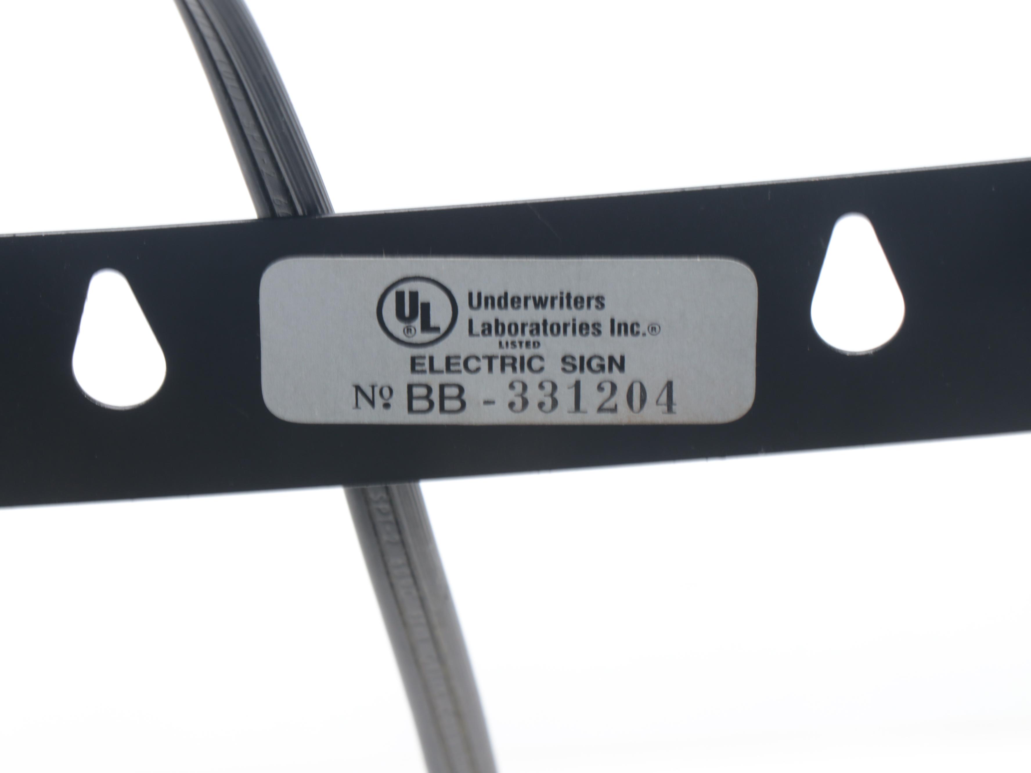 Red Dog Beer Advertising Neon Sign, 1995