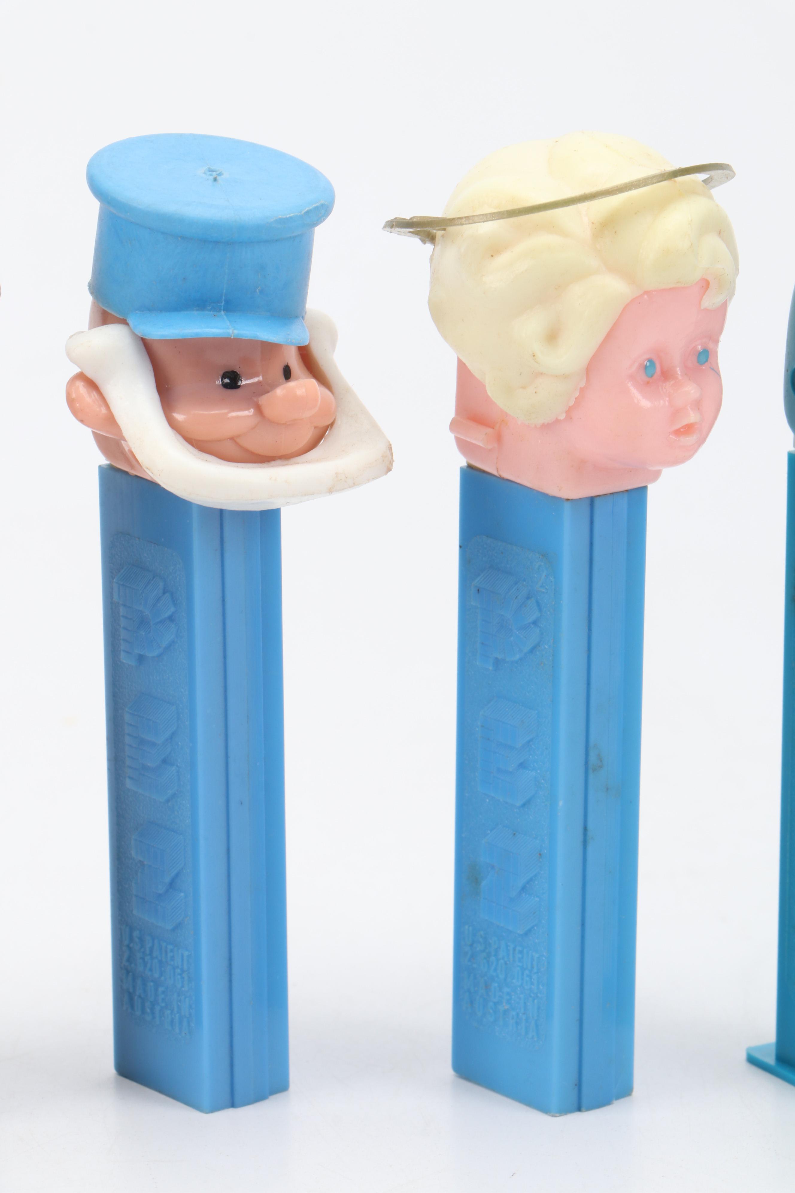 PEZ Dispensers Featuring Snowman Heads, Batman and More