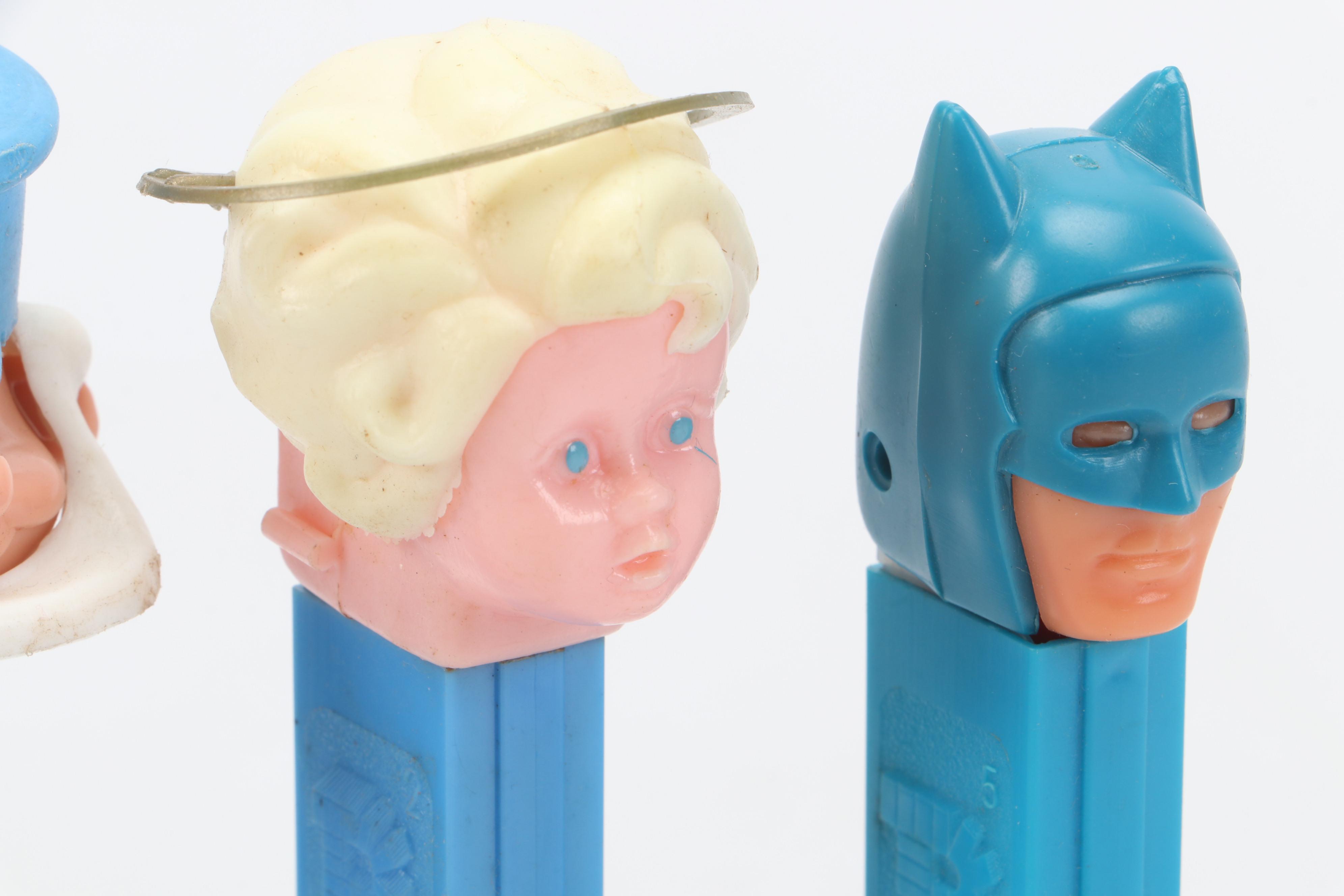 PEZ Dispensers Featuring Snowman Heads, Batman and More