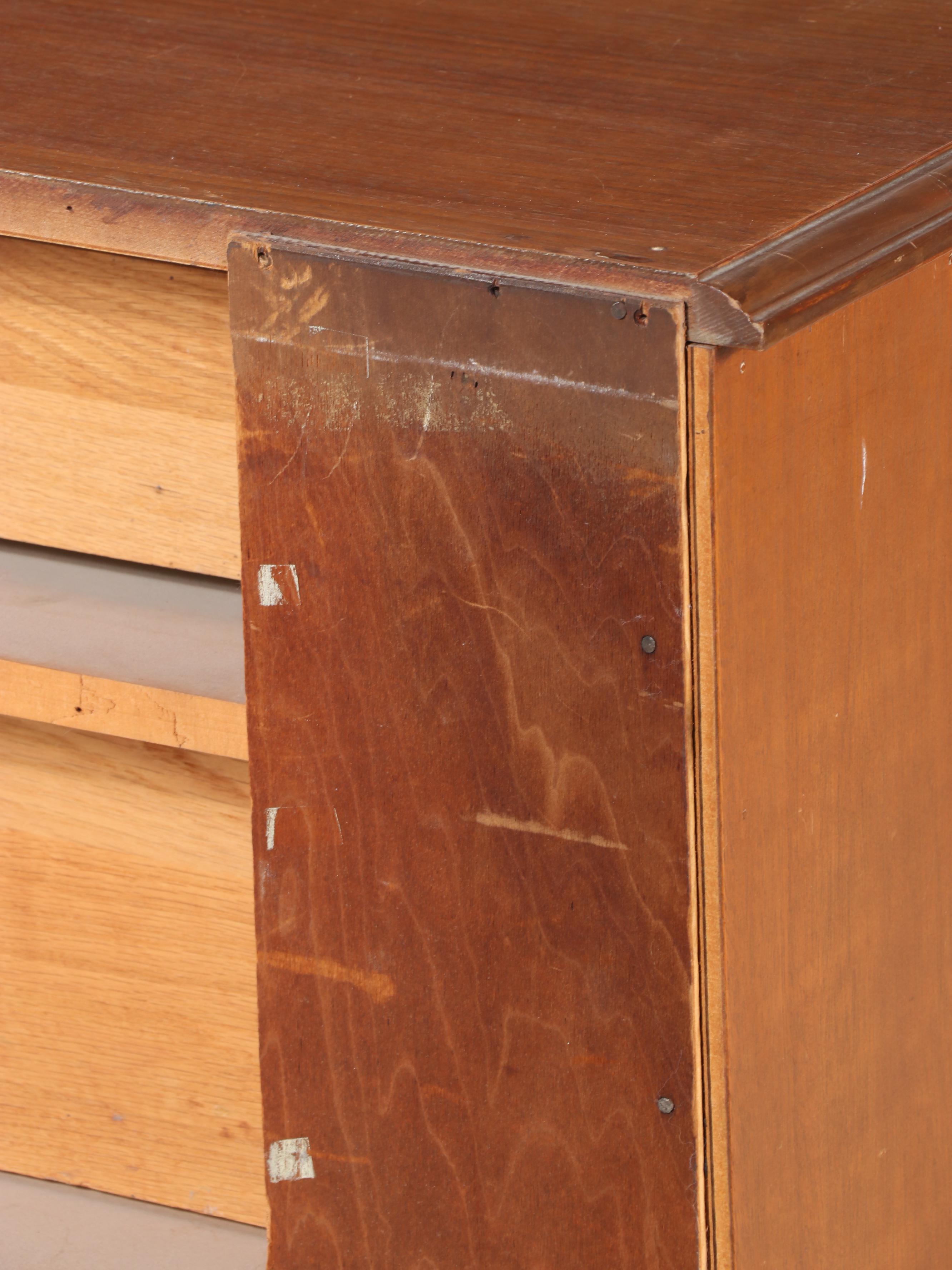 Brickwede Bros. Federal Style Figured Walnut and Burlwood Server