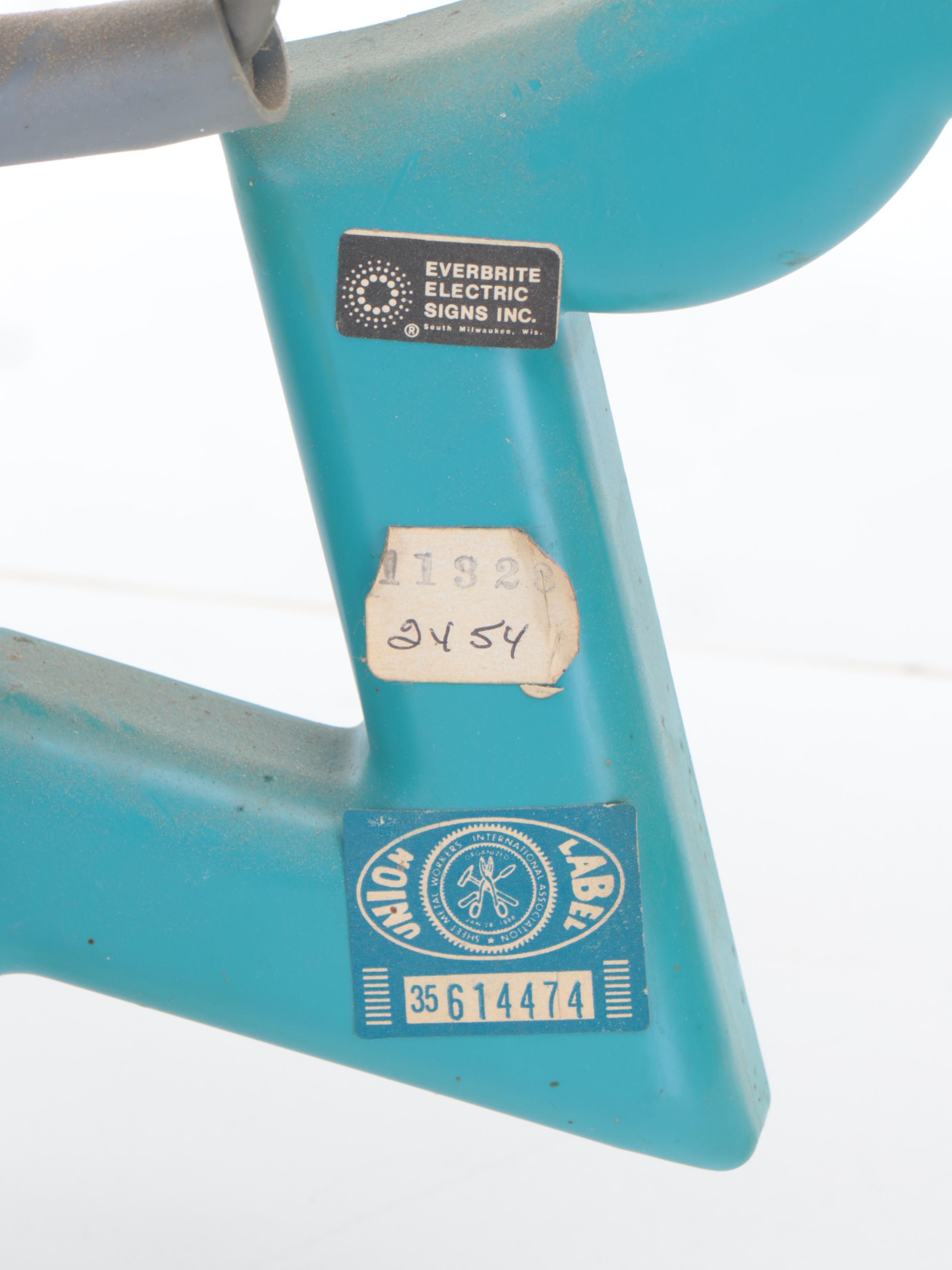 Pabst Blue Ribbon "Pabst" Neon Advertising Sign