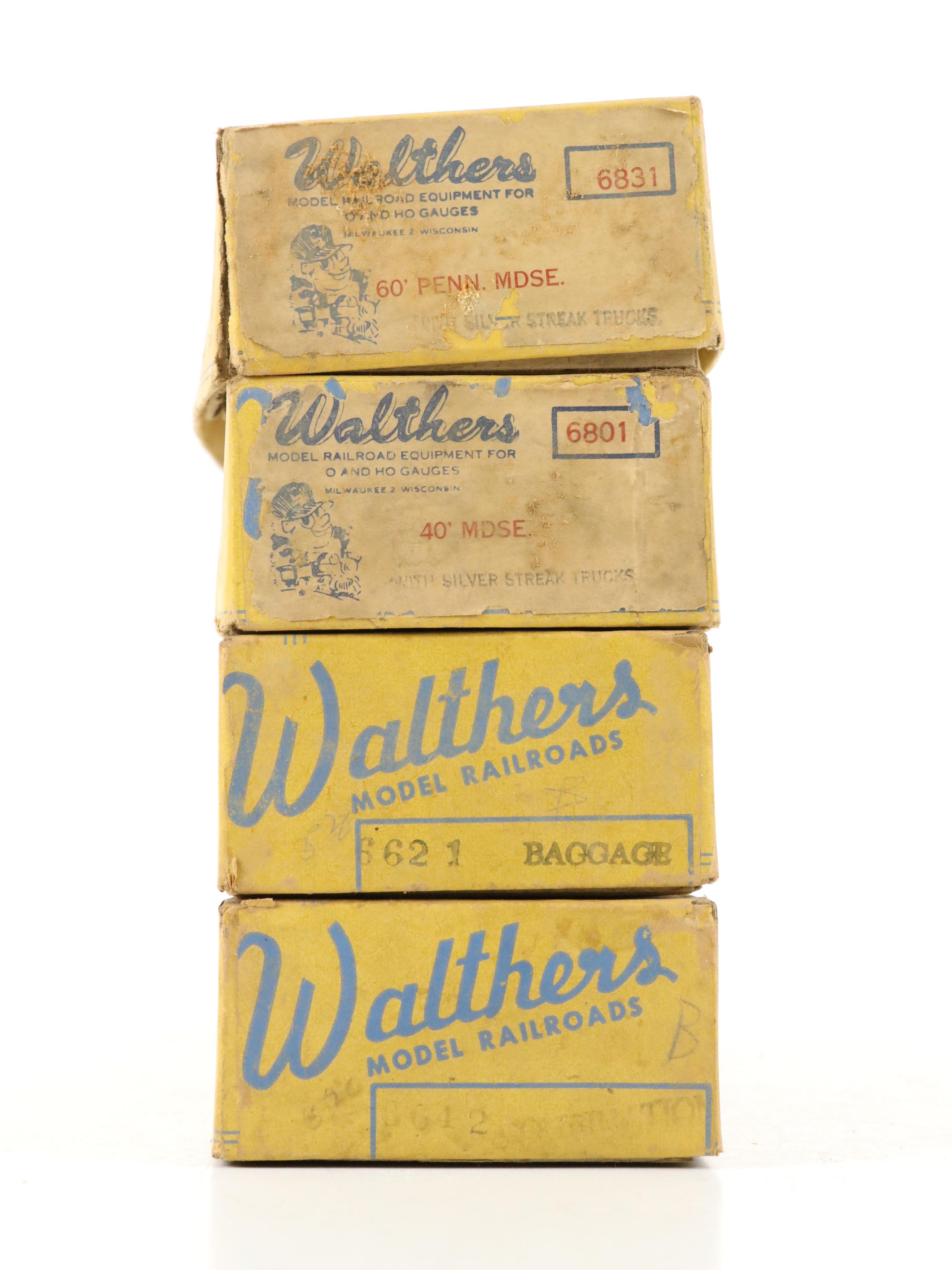 Walthers Models, Strombecker and Quality Craft Models Wood Train Model Kits