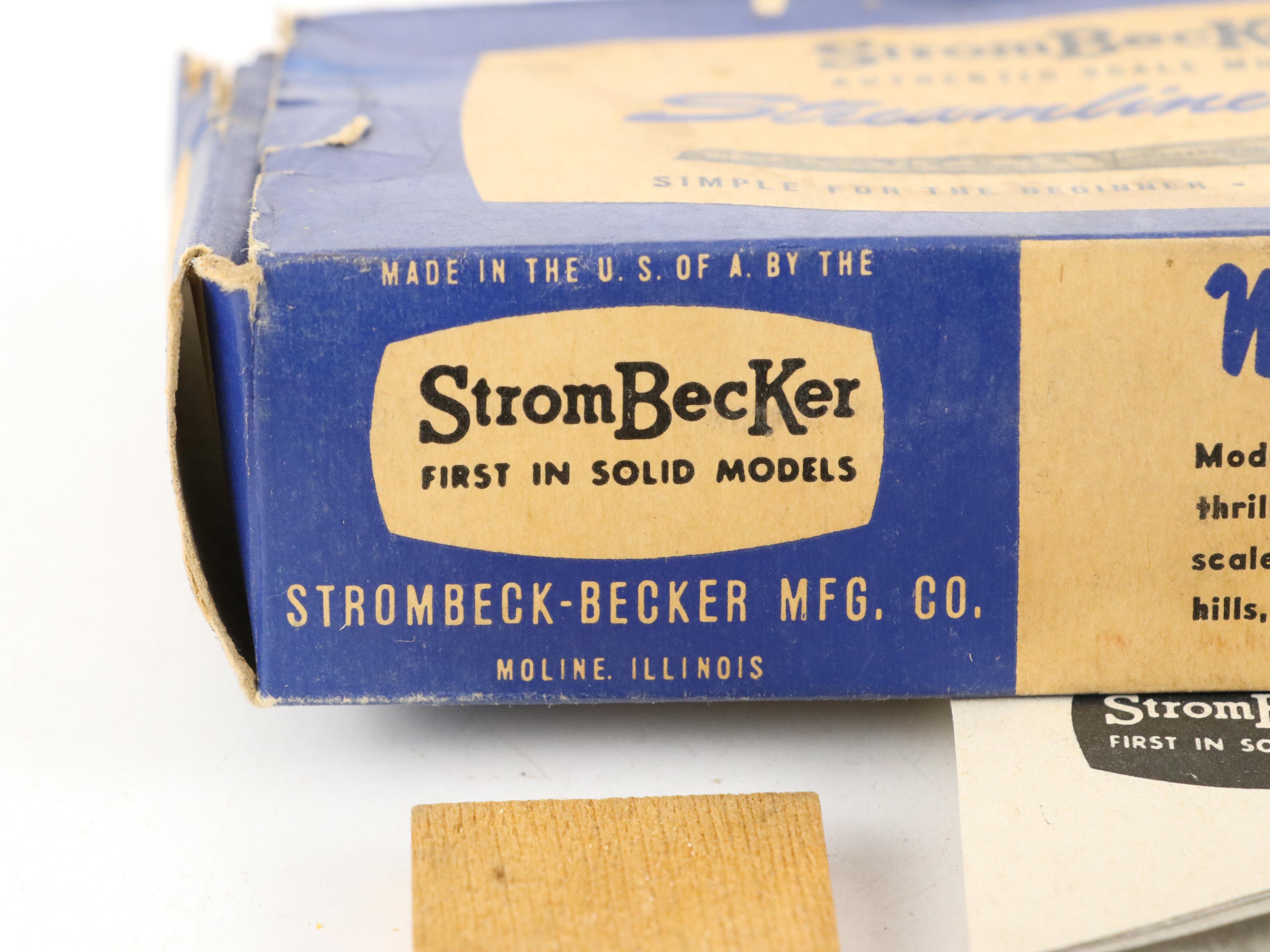 Walthers Models, Strombecker and Quality Craft Models Wood Train Model Kits
