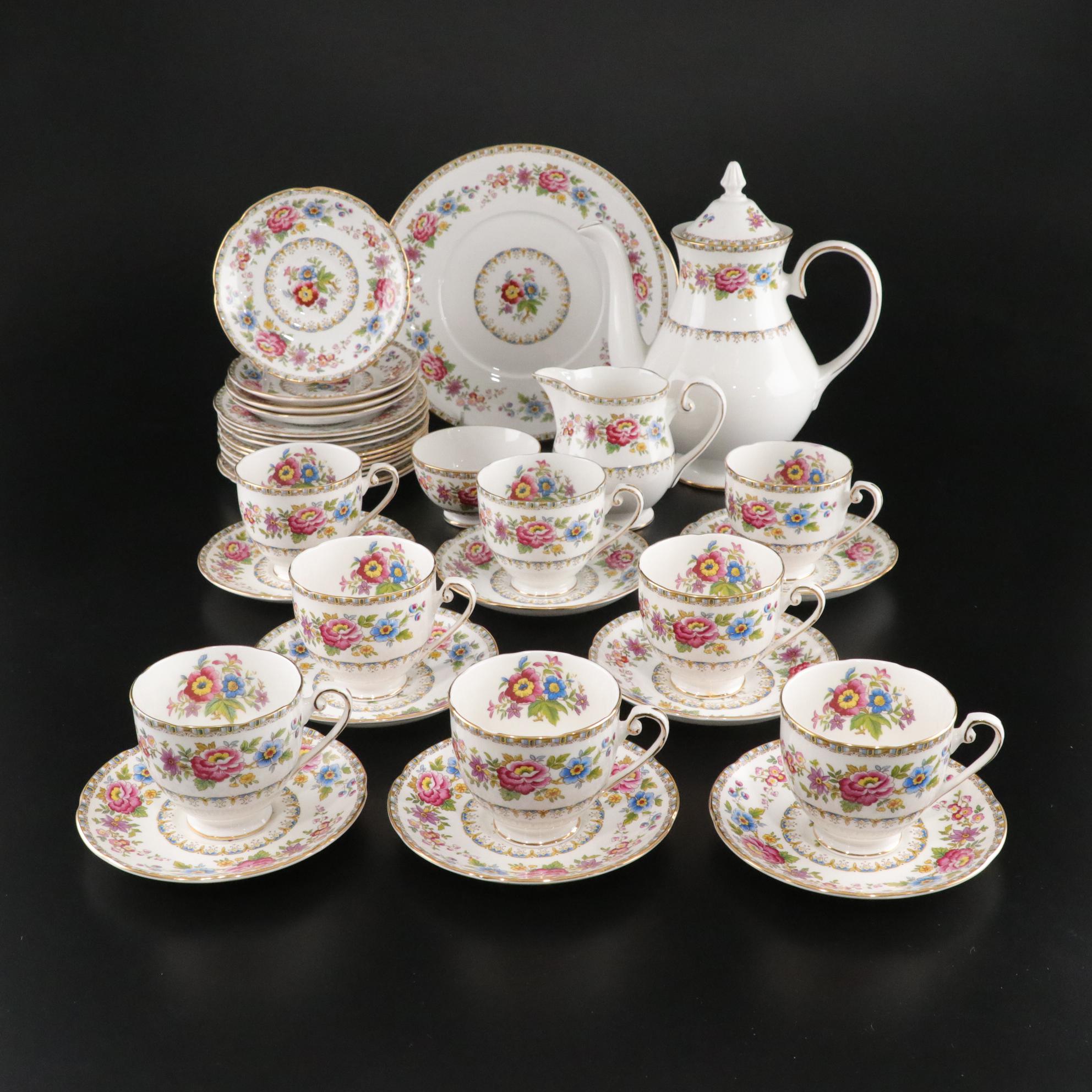 Royal Grafton "Malvern" Bone China Coffee Service