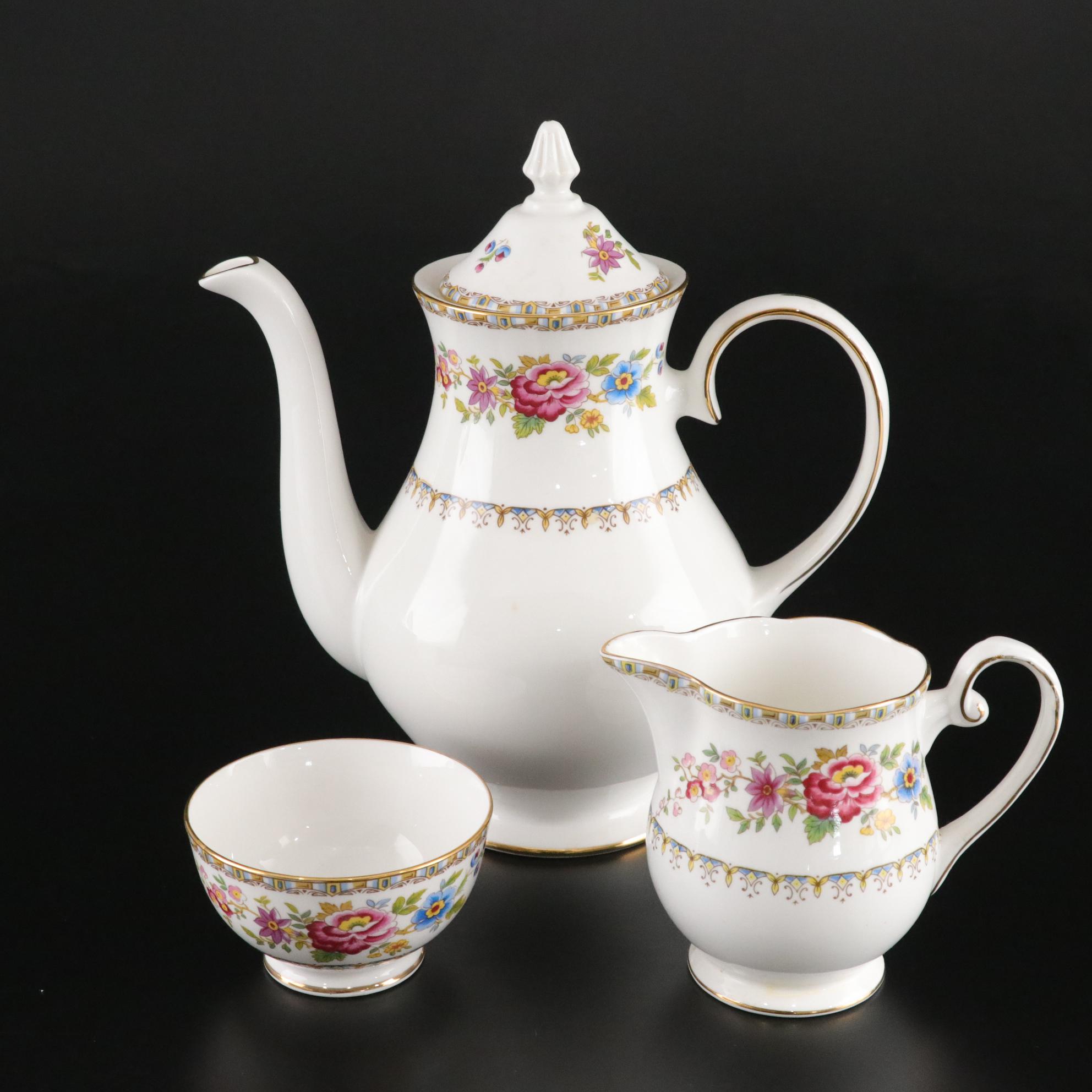 Royal Grafton "Malvern" Bone China Coffee Service