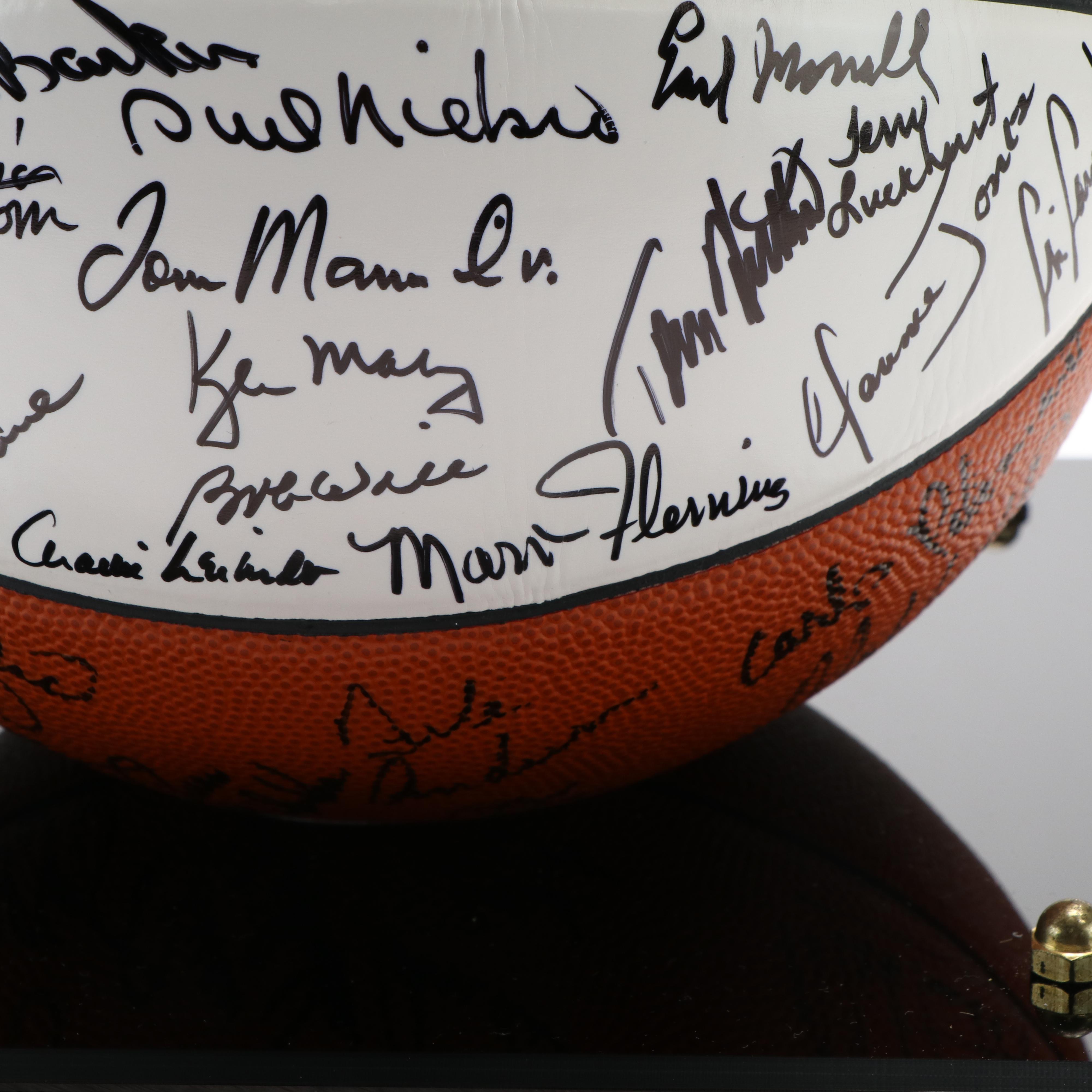 1993 Egelston Celebrity Classic Signed Basketball Featuring Tom Glavine and More