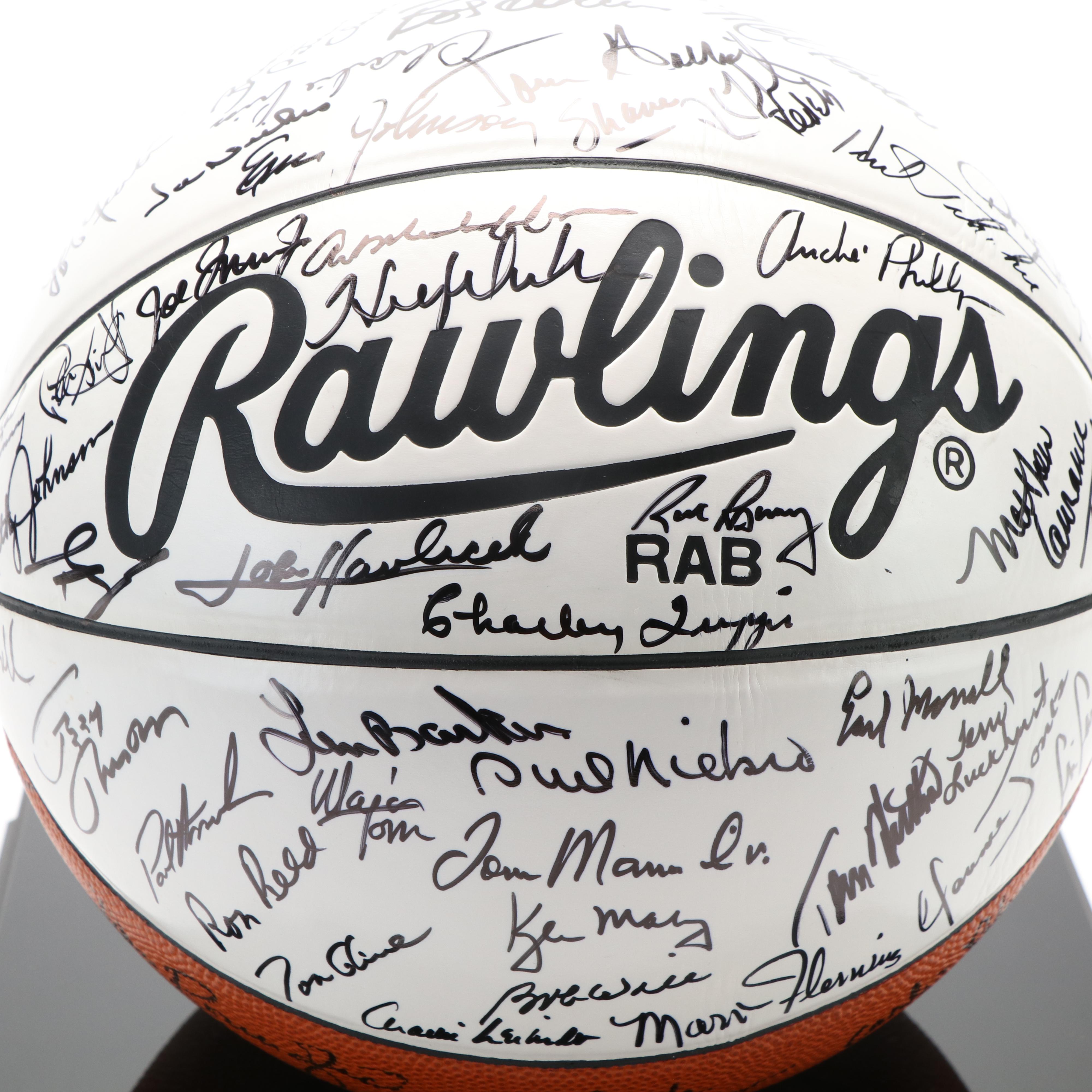 1993 Egelston Celebrity Classic Signed Basketball Featuring Tom Glavine and More