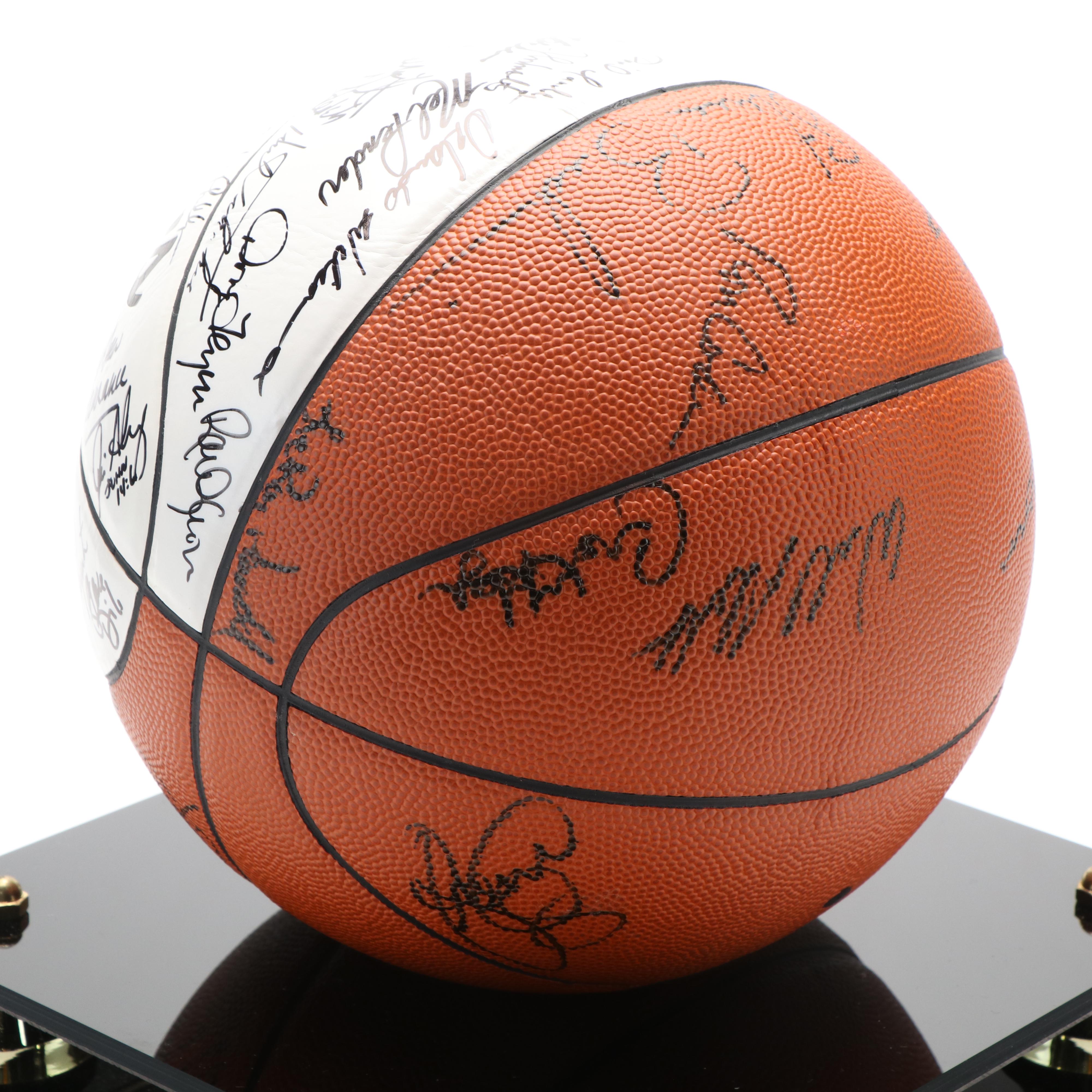 1993 Egelston Celebrity Classic Signed Basketball Featuring Tom Glavine and More