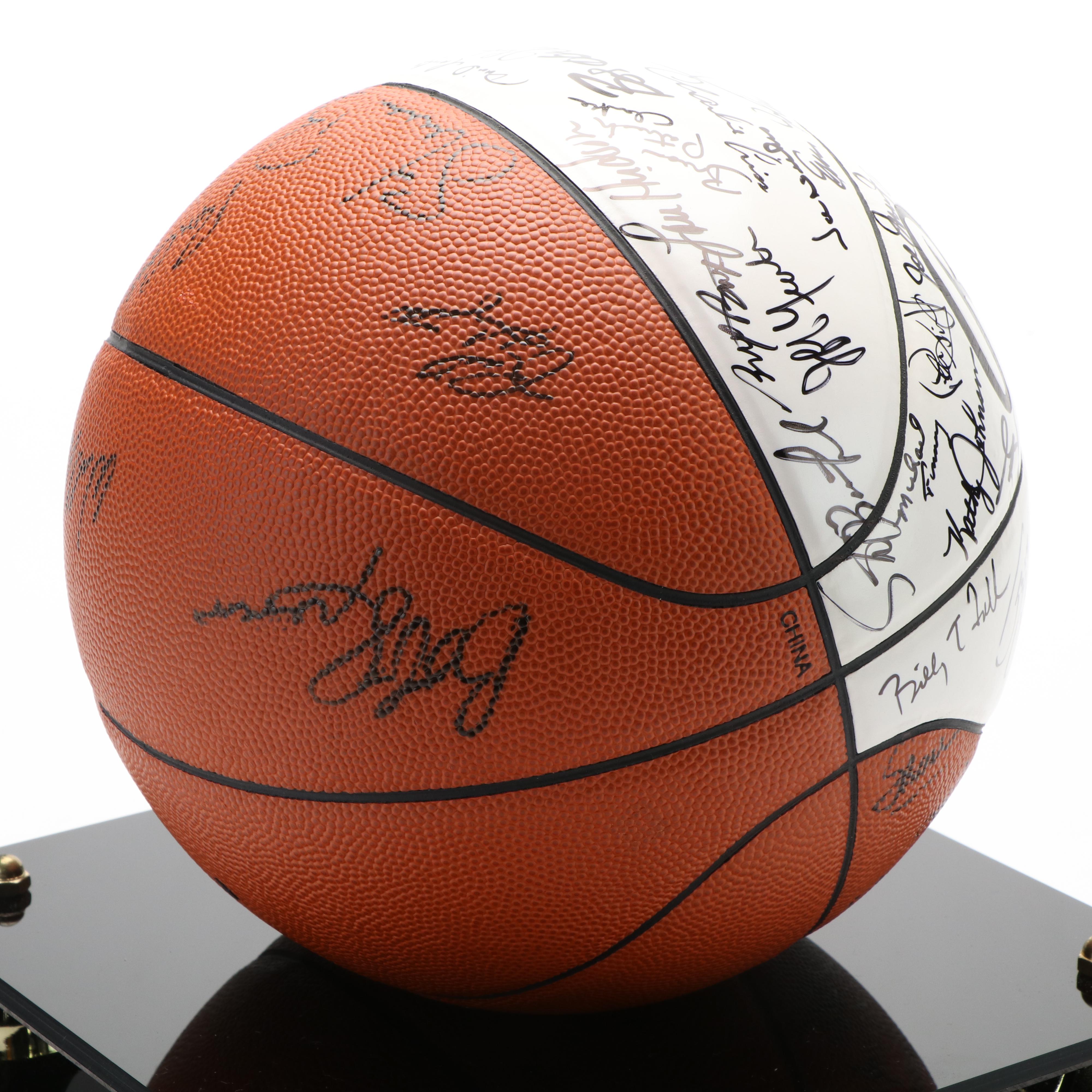 1993 Egelston Celebrity Classic Signed Basketball Featuring Tom Glavine and More