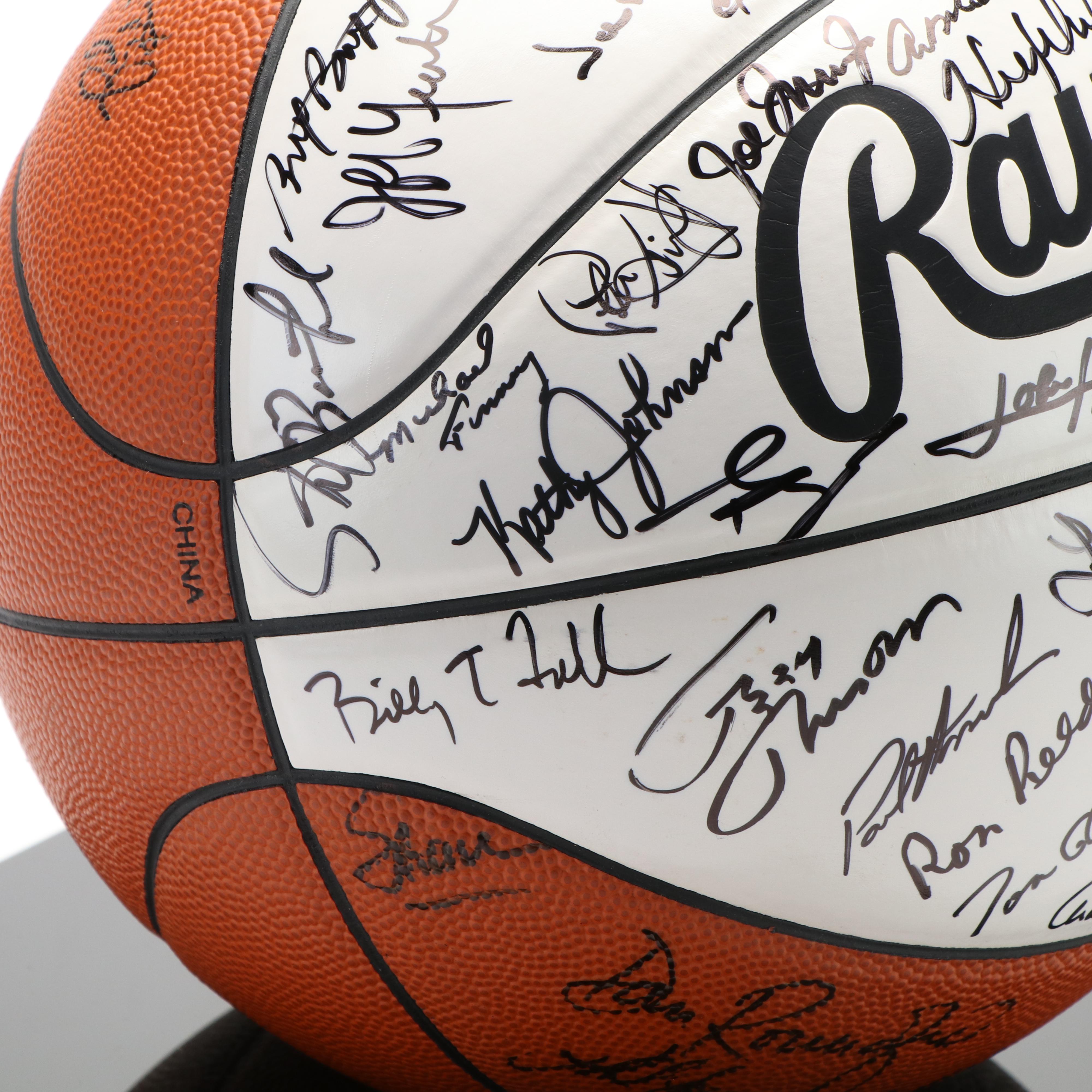 1993 Egelston Celebrity Classic Signed Basketball Featuring Tom Glavine and More
