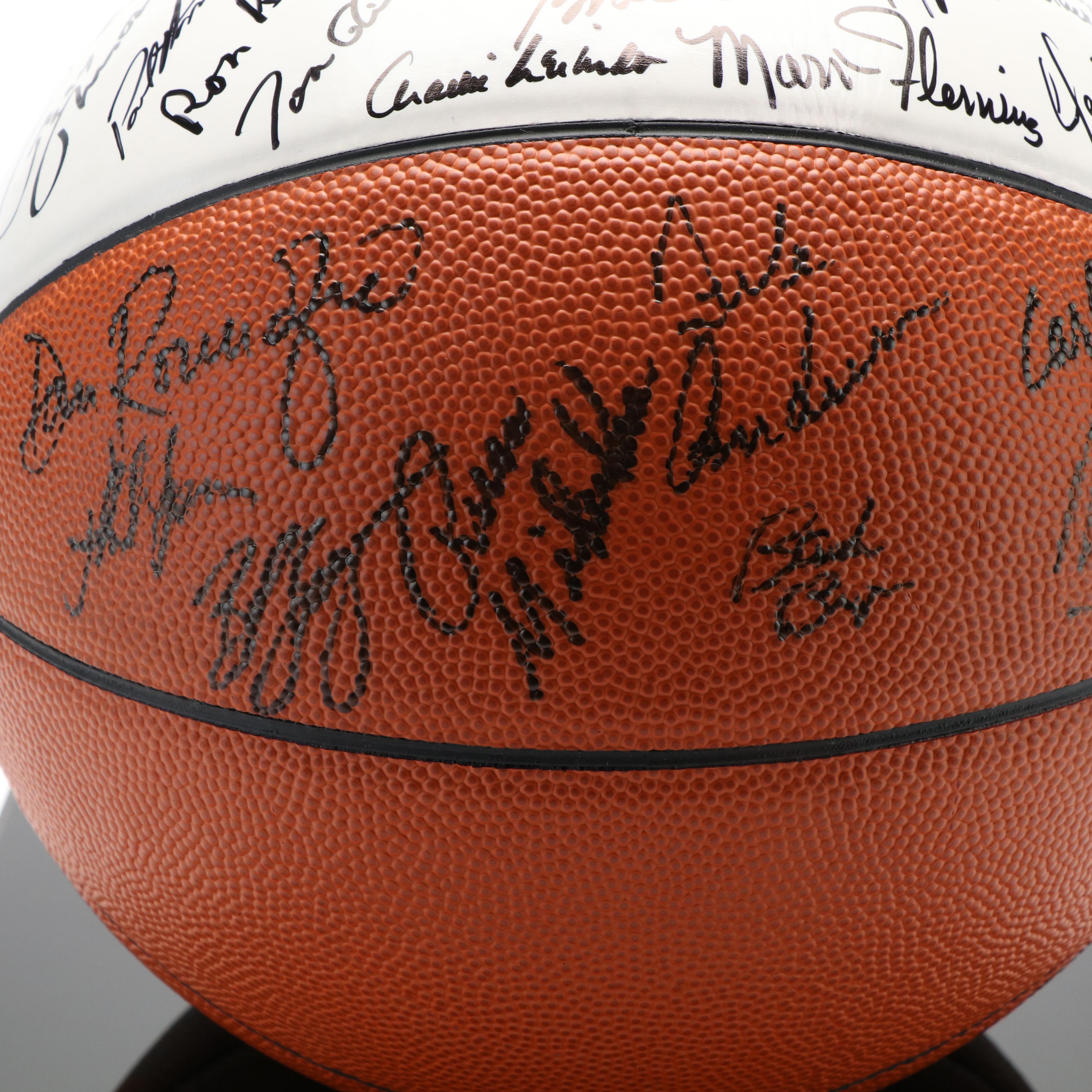 1993 Egelston Celebrity Classic Signed Basketball Featuring Tom Glavine and More