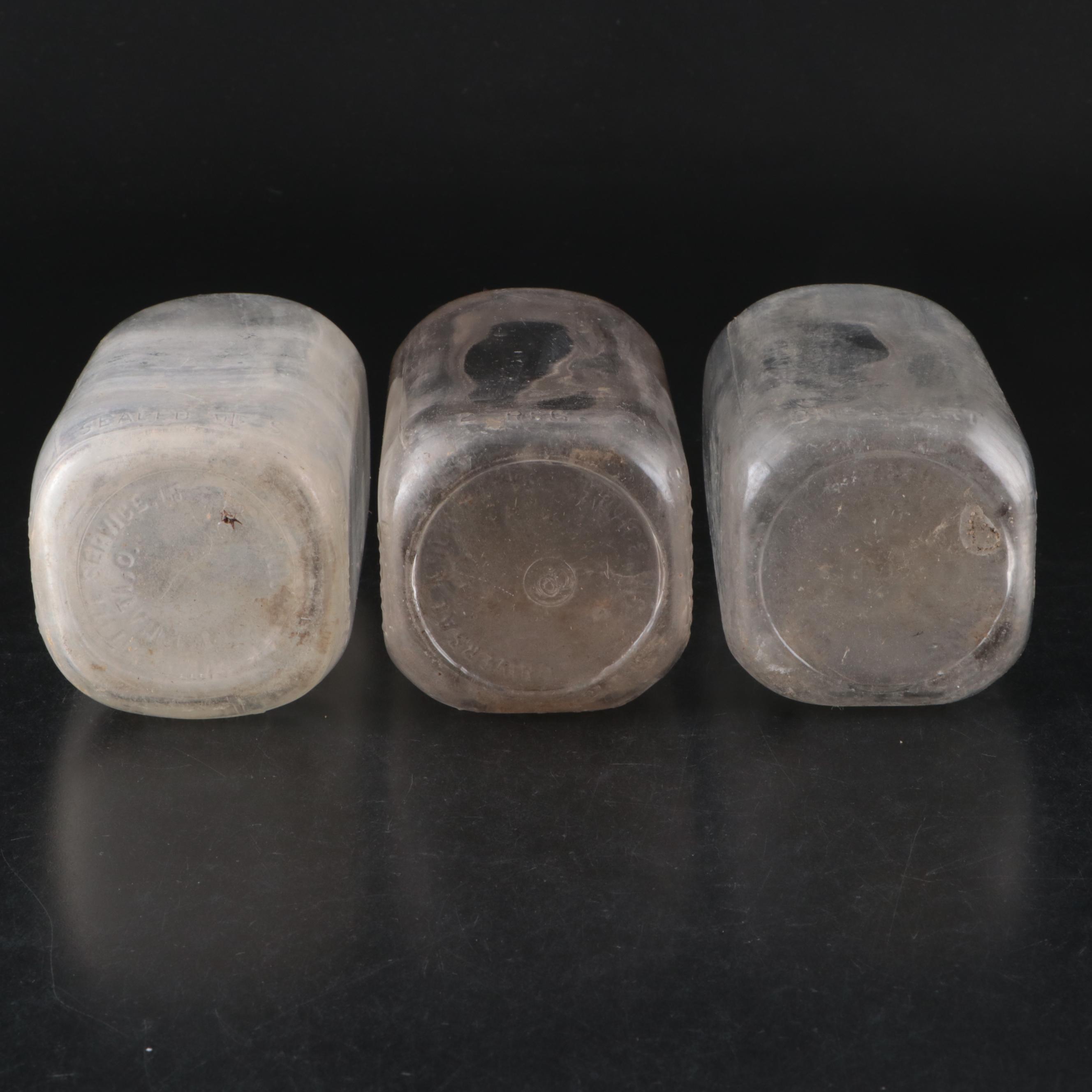 Griswold Cast Iron Cornbread Pan with M.B.S. Inc Universal Glass Bottle and More