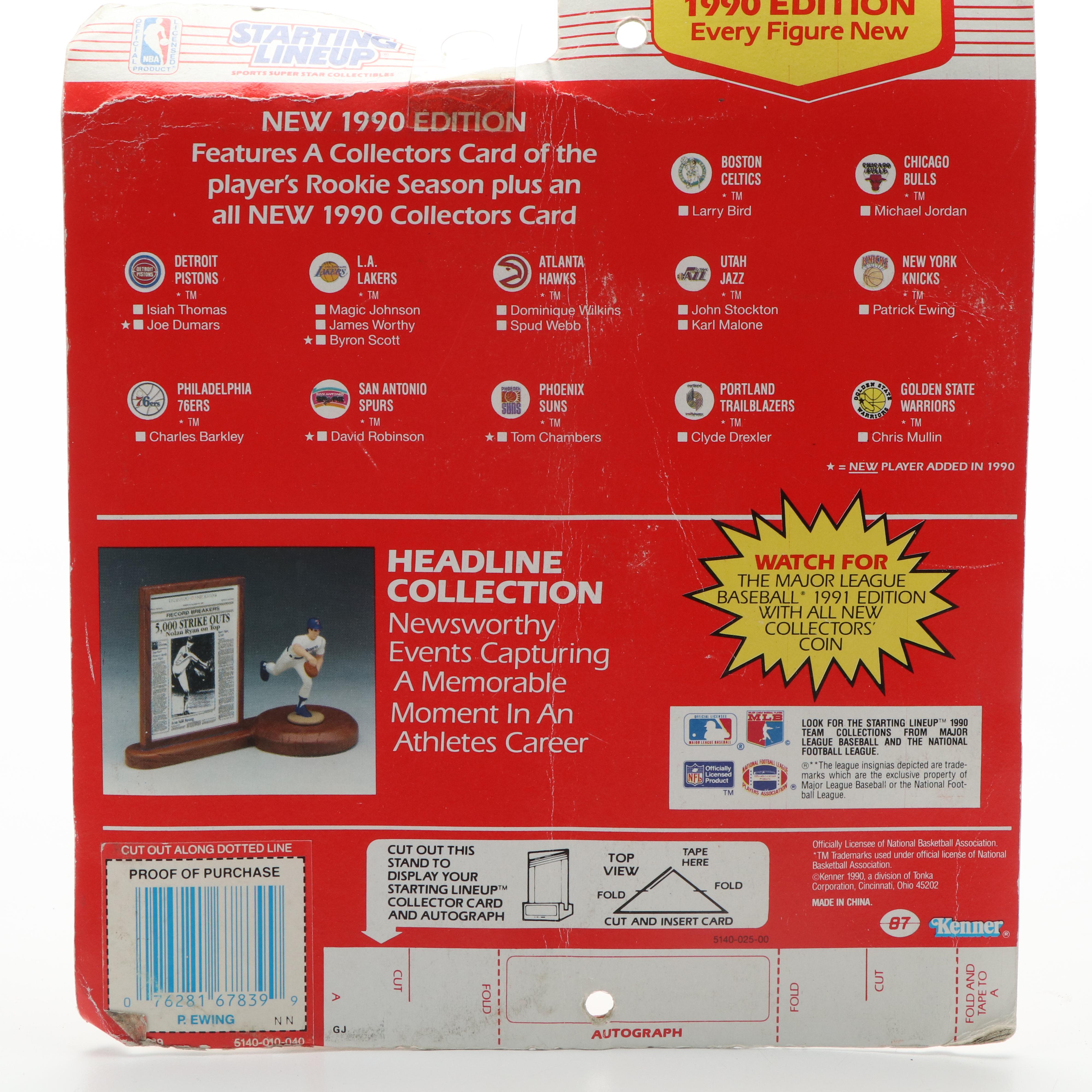 Starting Lineup Basketball Action Figures Featuring Michael Jordan and More