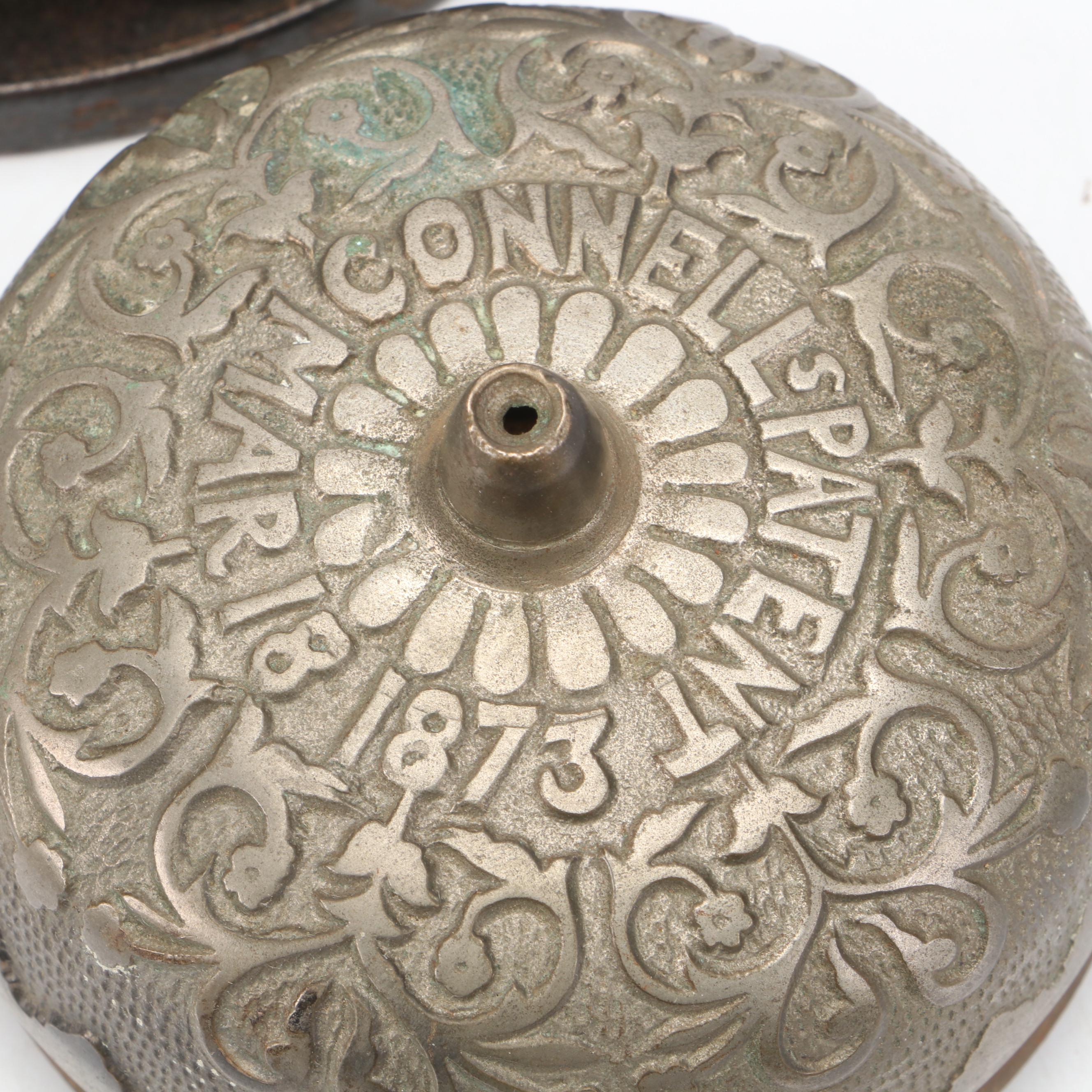 Late Victorian Metal Twist Door Bells, Late 19th Century