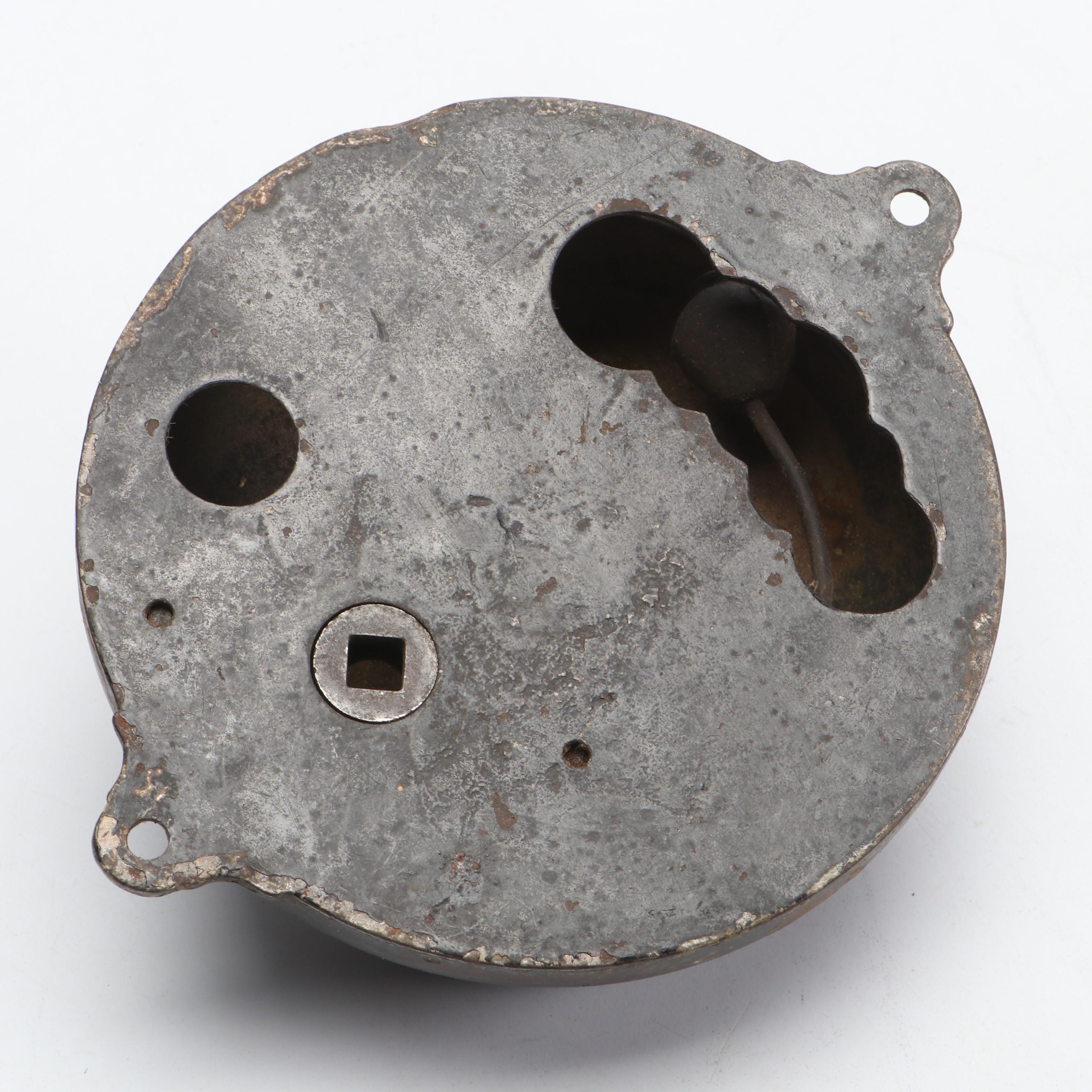 Late Victorian Metal Twist Door Bells, Late 19th Century