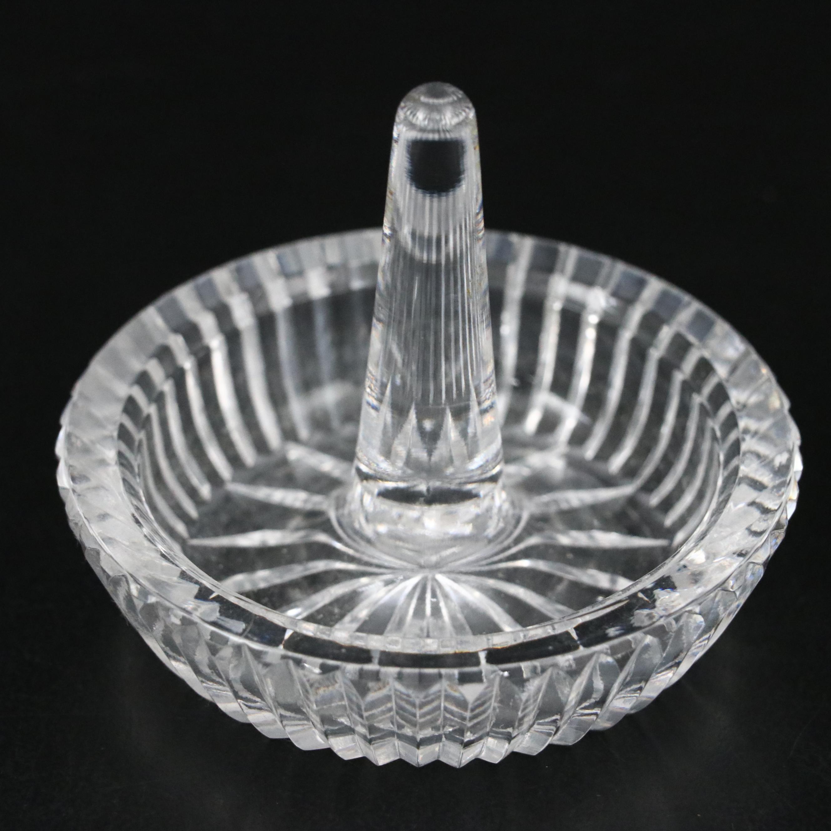 Waterford Crystal Heart and Round Ring Dishes