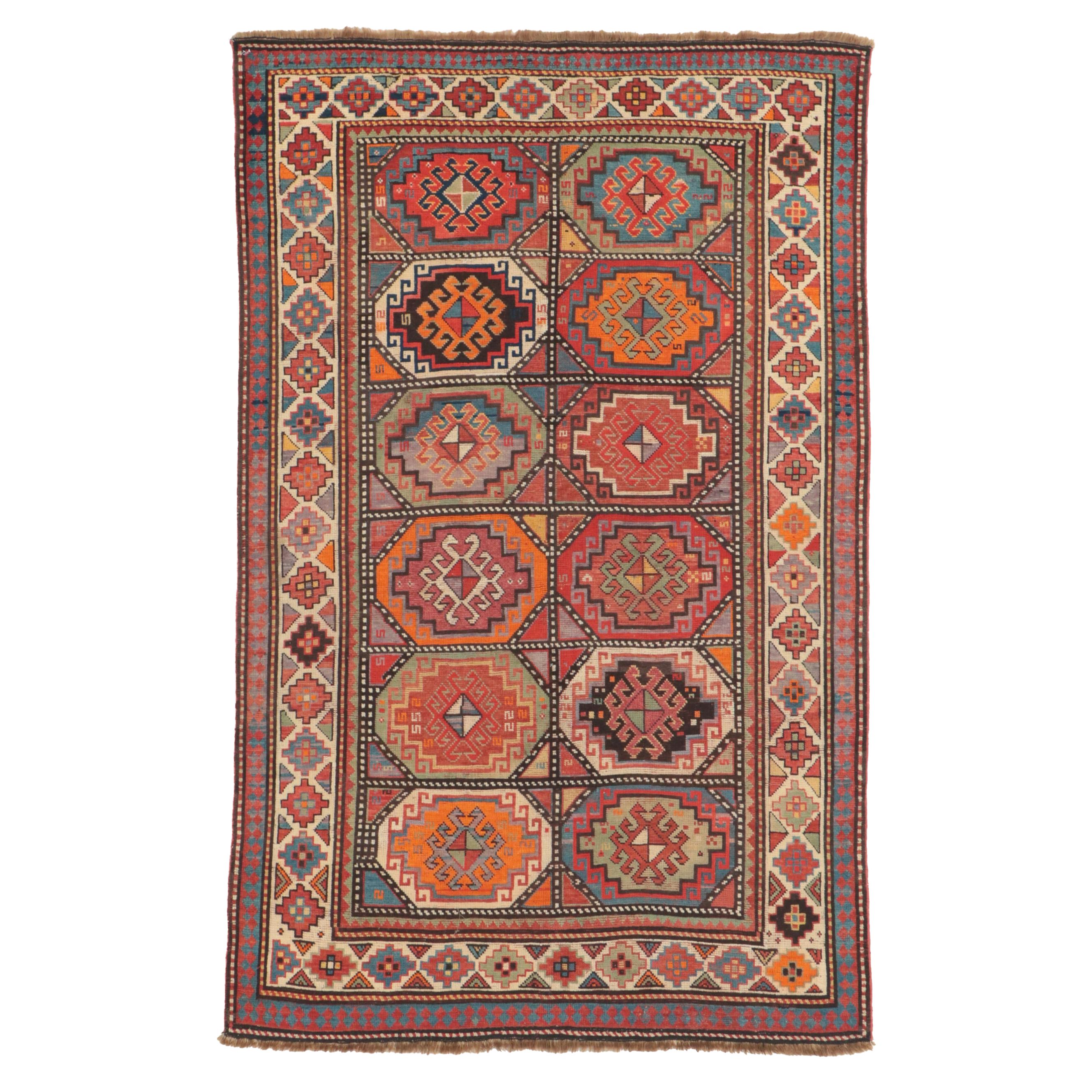 4'7 x 7'5 Hand-Knotted Caucasian Moghan Area Rug