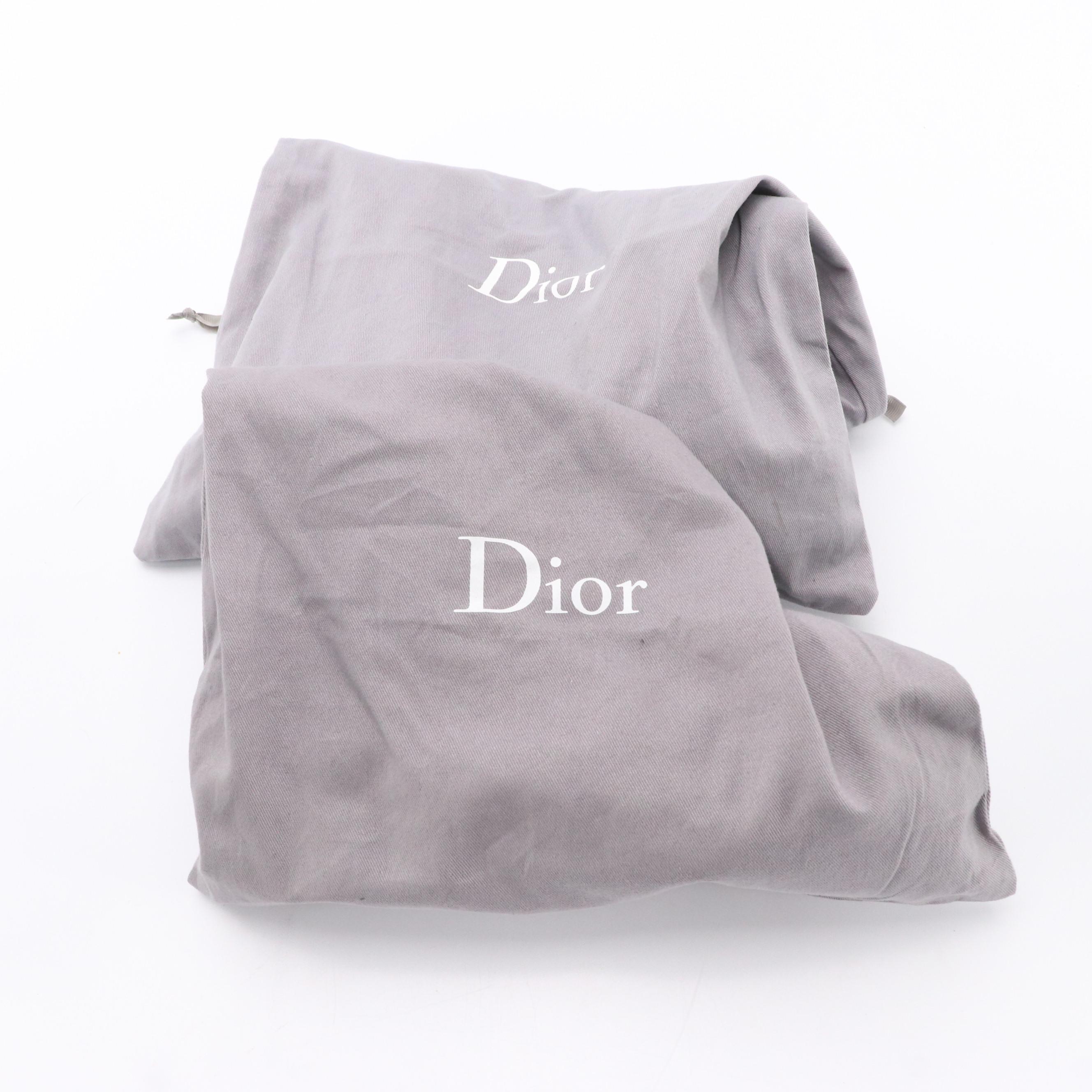 Christian Dior Rebelle Combat Boots in Rhinestone Accented Black Patent Leather