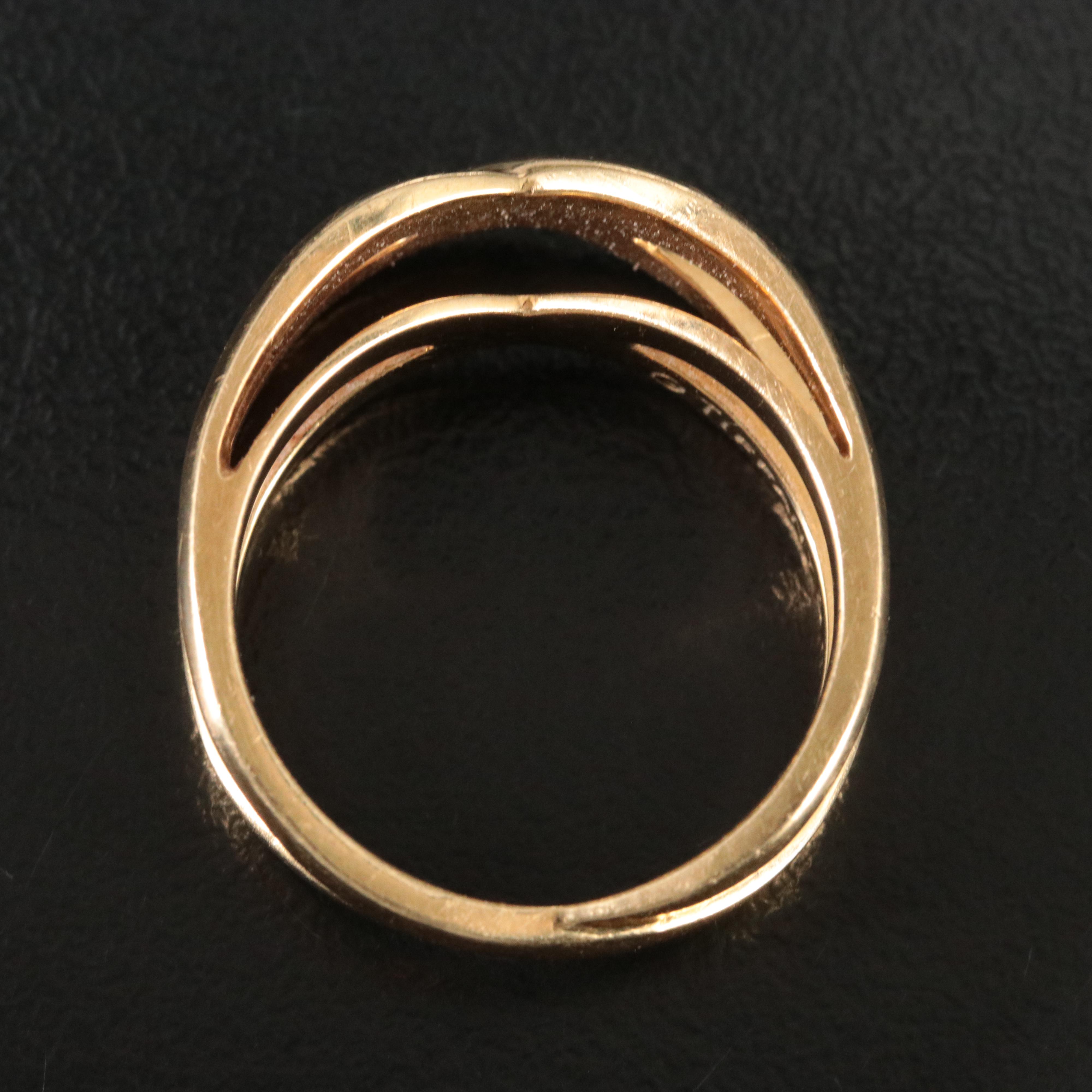 Tiffany & Co. 18K Infinity Double Crossover Ring